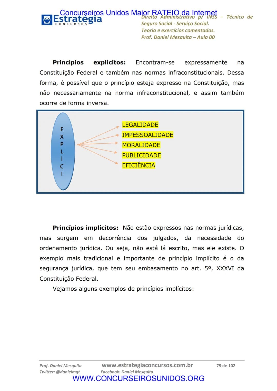 Concurseiros Unidos Maior RATEIO da Internet
# Estratégia
CONCURSOS
Aula 00
Noções de Direito Administrativo p/ INSS - Técnico do Seguro