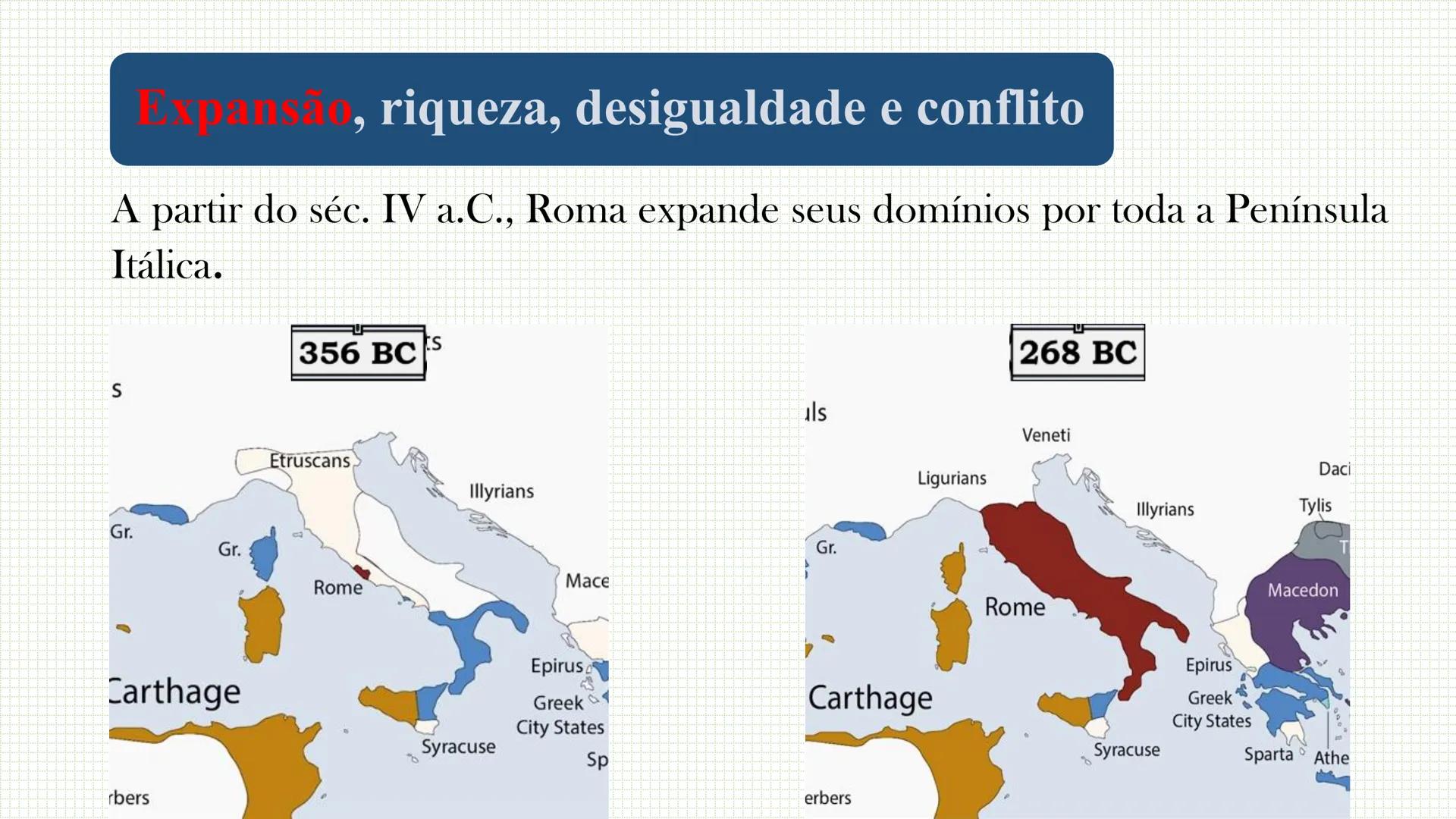 Roma Antigua Periodização
A história da civilização romana, tradicionalmente, é
dividida em três fases:
• Monarquia (753 - 509 а.С.);
•Repúb