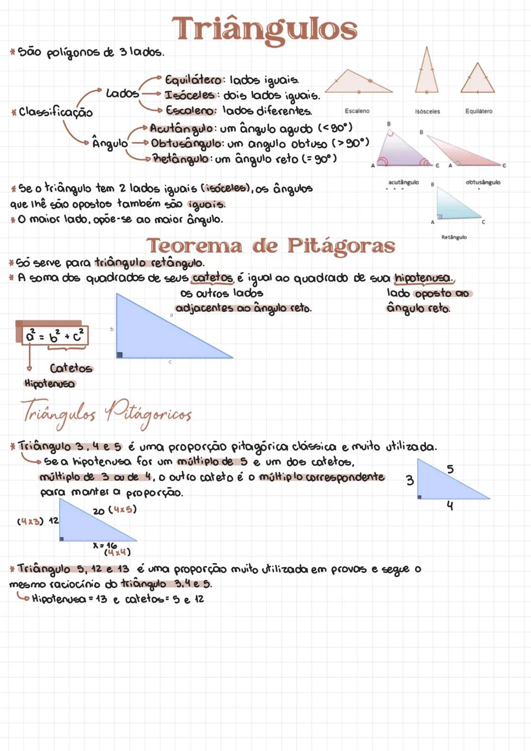 Geometria Plana - Triângulos