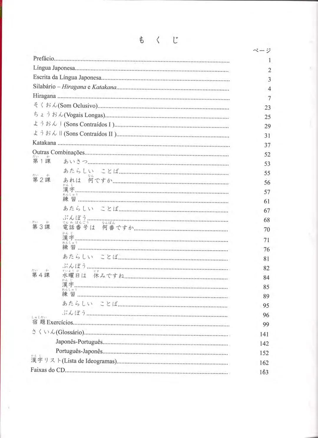 1
プログレッシブ
日本語 初級
CURSO
BÁSICO
JAPONÊS
AKIKO KURIHARA
MITIE NEUCY MATSUBARA
LICA HASHIMOTO
YUKA SUGIMOTO PROGRESSIVE
NIHONGO SHOKYU
Curso Bás