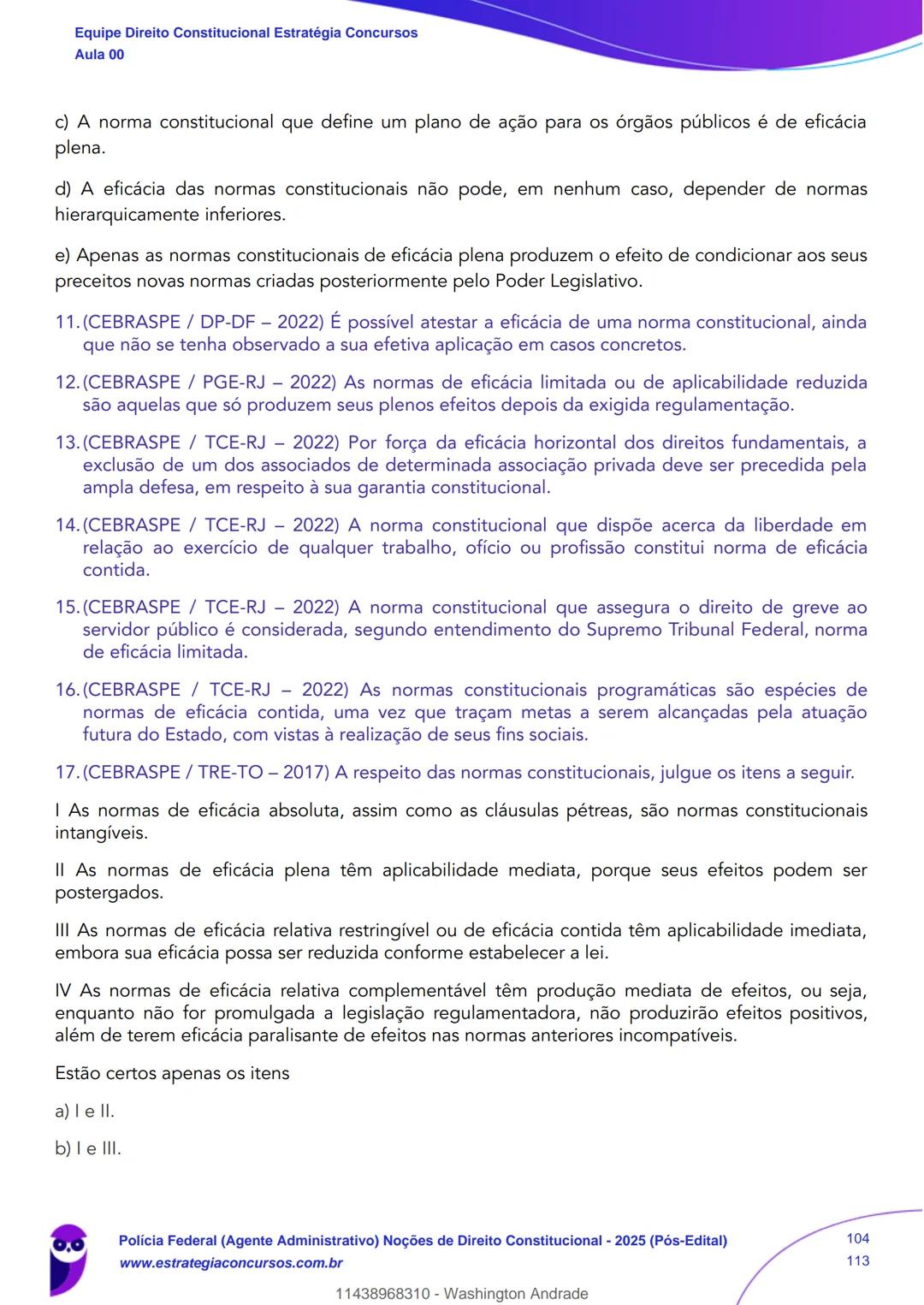 Estratégia
Concursos
Aula 00
Polícia Federal (Agente Administrativo)
Noções de Direito Constitucional - 2025
(Pós-Edital)
Autor:
Equipe Dire