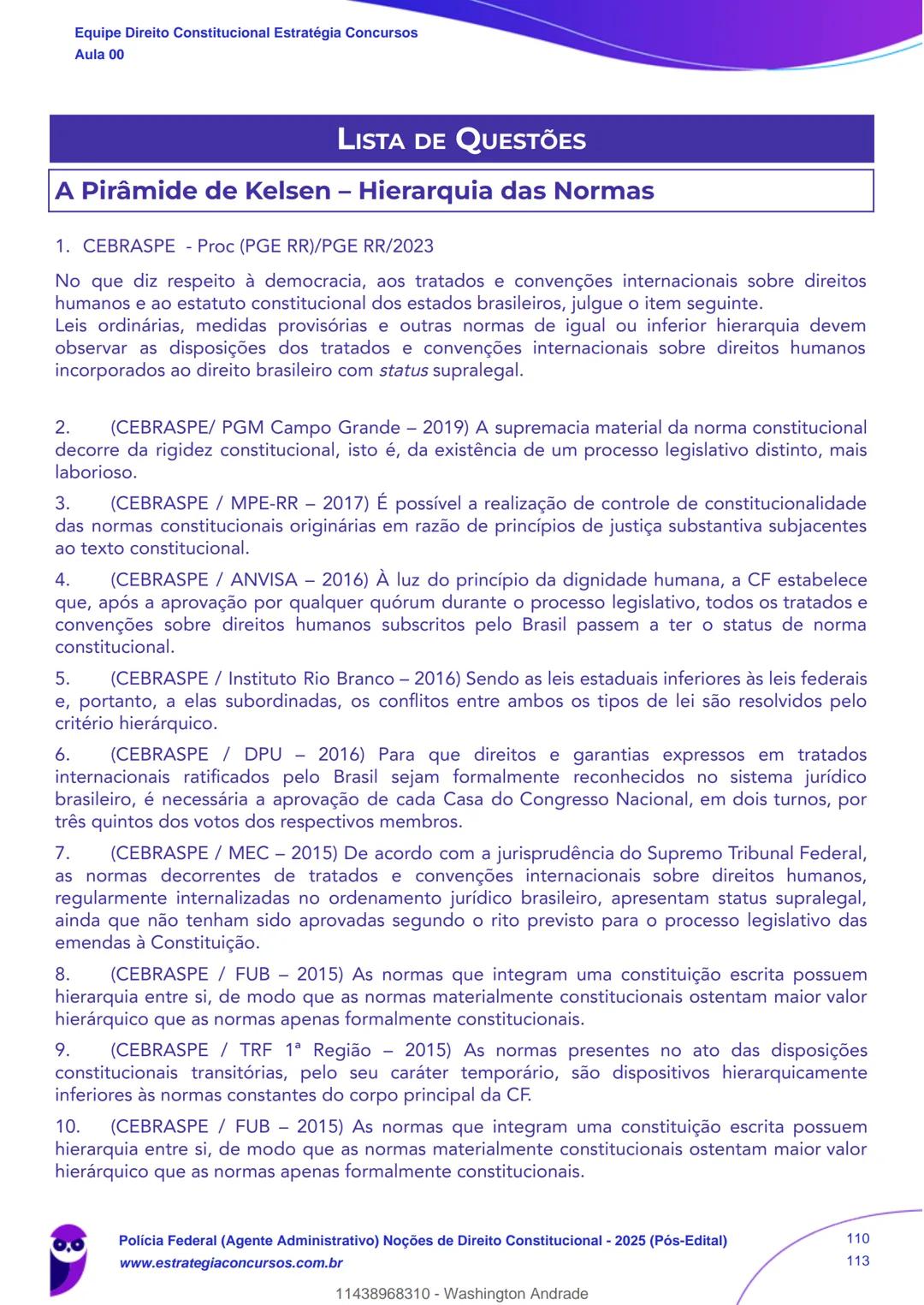Estratégia
Concursos
Aula 00
Polícia Federal (Agente Administrativo)
Noções de Direito Constitucional - 2025
(Pós-Edital)
Autor:
Equipe Dire