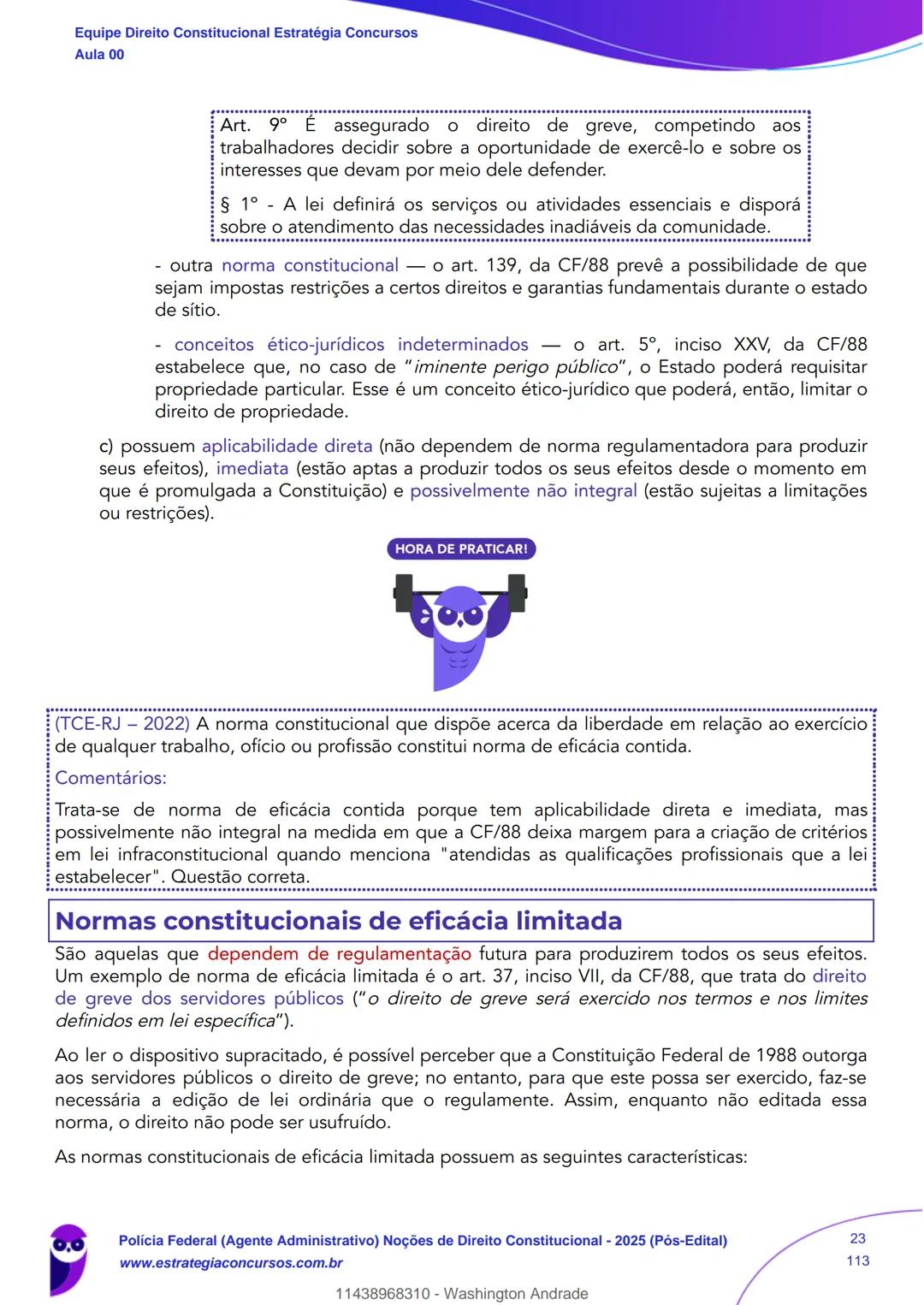 Estratégia
Concursos
Aula 00
Polícia Federal (Agente Administrativo)
Noções de Direito Constitucional - 2025
(Pós-Edital)
Autor:
Equipe Dire