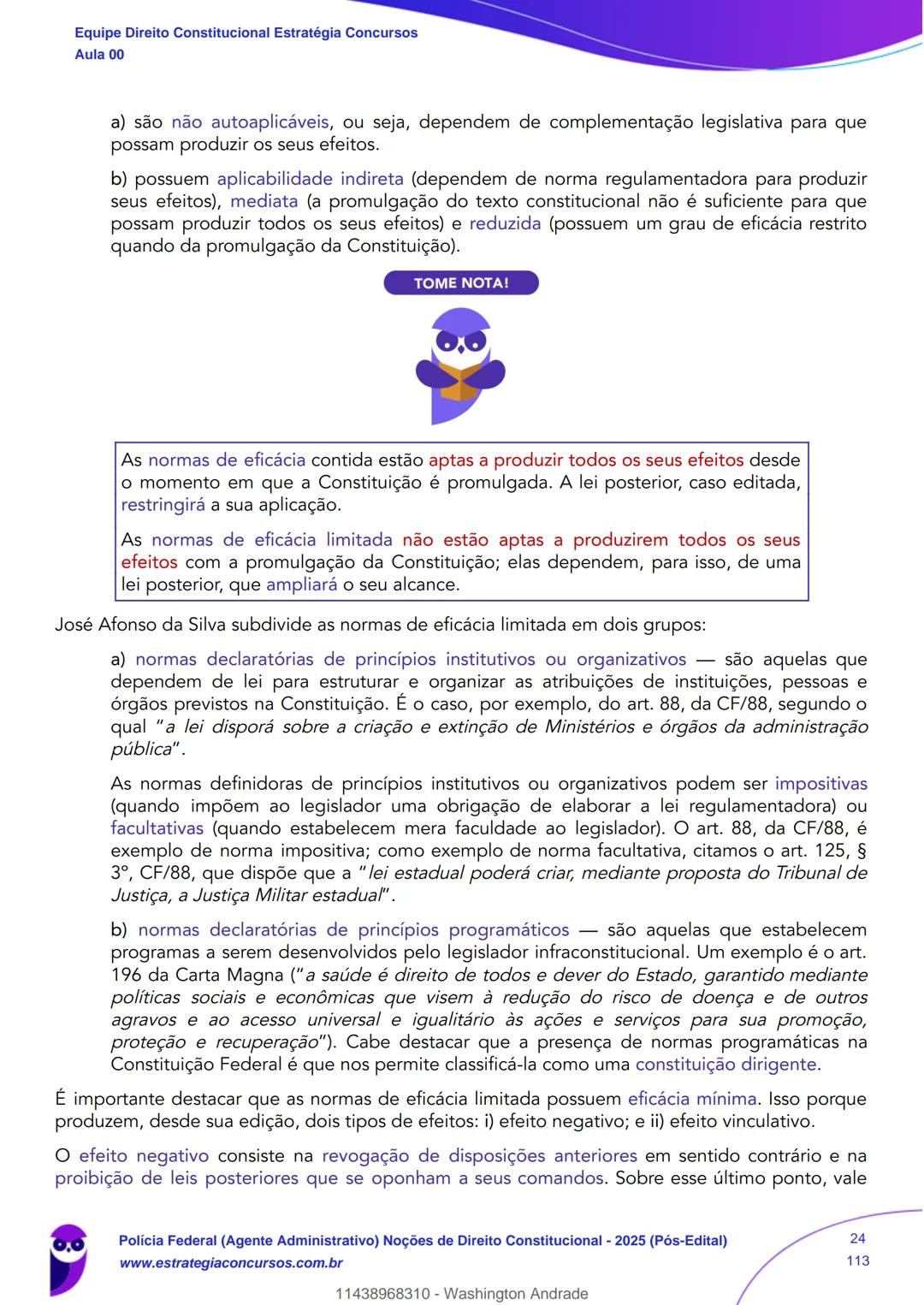 Estratégia
Concursos
Aula 00
Polícia Federal (Agente Administrativo)
Noções de Direito Constitucional - 2025
(Pós-Edital)
Autor:
Equipe Dire
