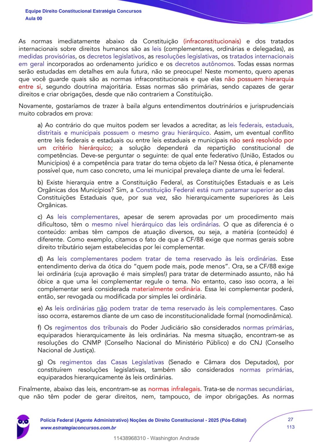 Estratégia
Concursos
Aula 00
Polícia Federal (Agente Administrativo)
Noções de Direito Constitucional - 2025
(Pós-Edital)
Autor:
Equipe Dire