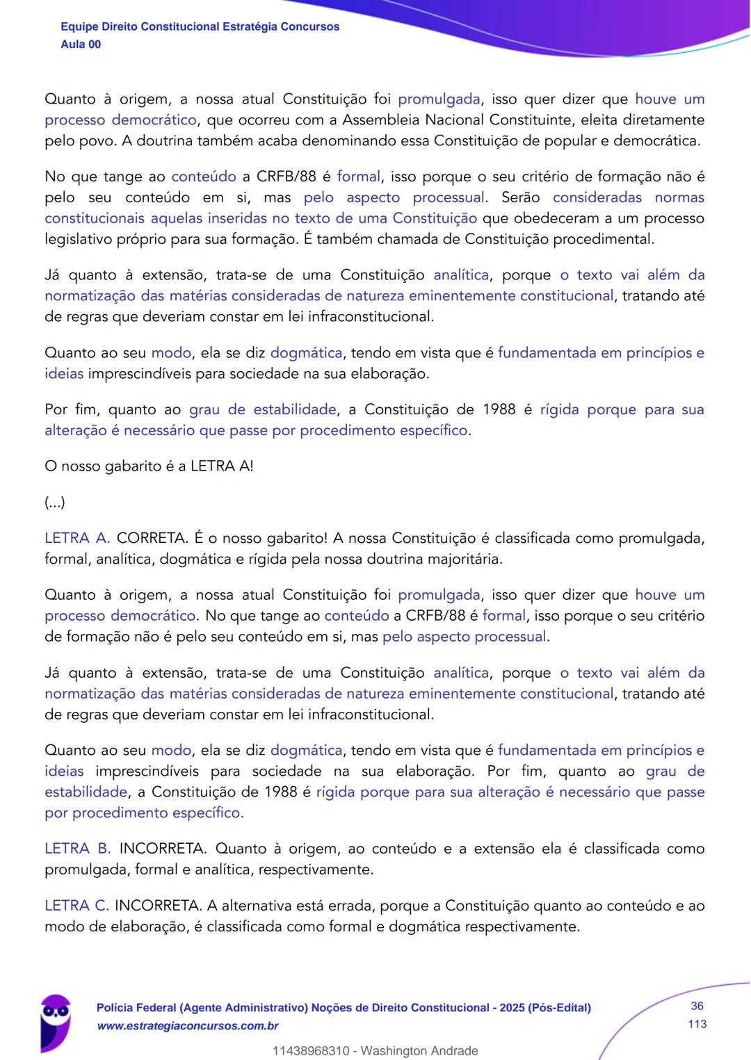 Estratégia
Concursos
Aula 00
Polícia Federal (Agente Administrativo)
Noções de Direito Constitucional - 2025
(Pós-Edital)
Autor:
Equipe Dire