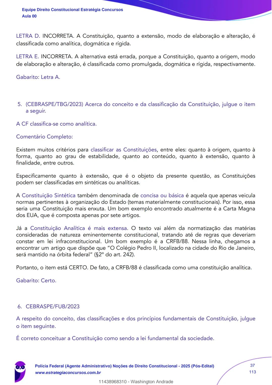 Estratégia
Concursos
Aula 00
Polícia Federal (Agente Administrativo)
Noções de Direito Constitucional - 2025
(Pós-Edital)
Autor:
Equipe Dire