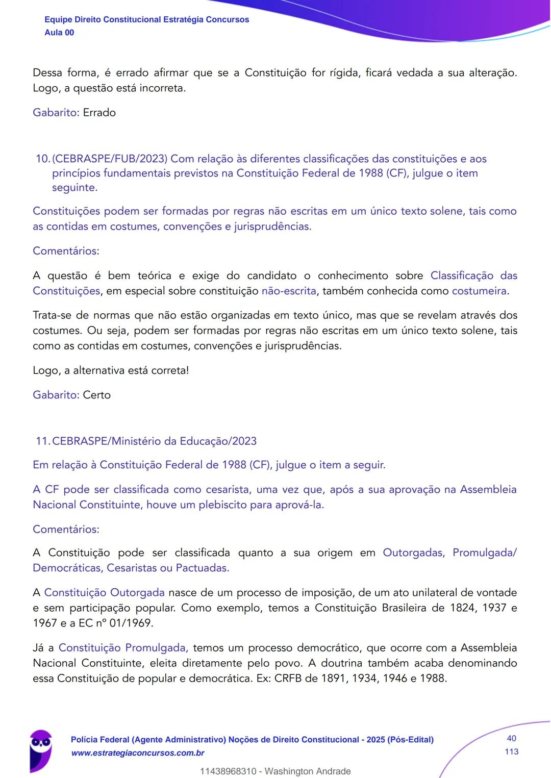 Estratégia
Concursos
Aula 00
Polícia Federal (Agente Administrativo)
Noções de Direito Constitucional - 2025
(Pós-Edital)
Autor:
Equipe Dire