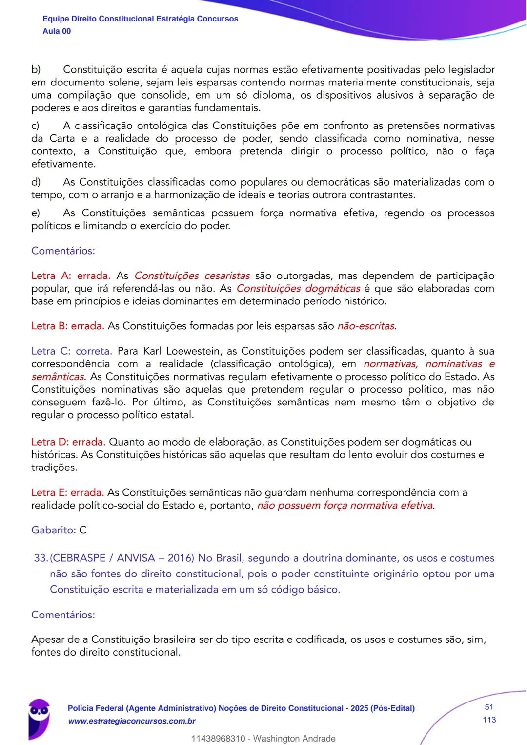 Estratégia
Concursos
Aula 00
Polícia Federal (Agente Administrativo)
Noções de Direito Constitucional - 2025
(Pós-Edital)
Autor:
Equipe Dire