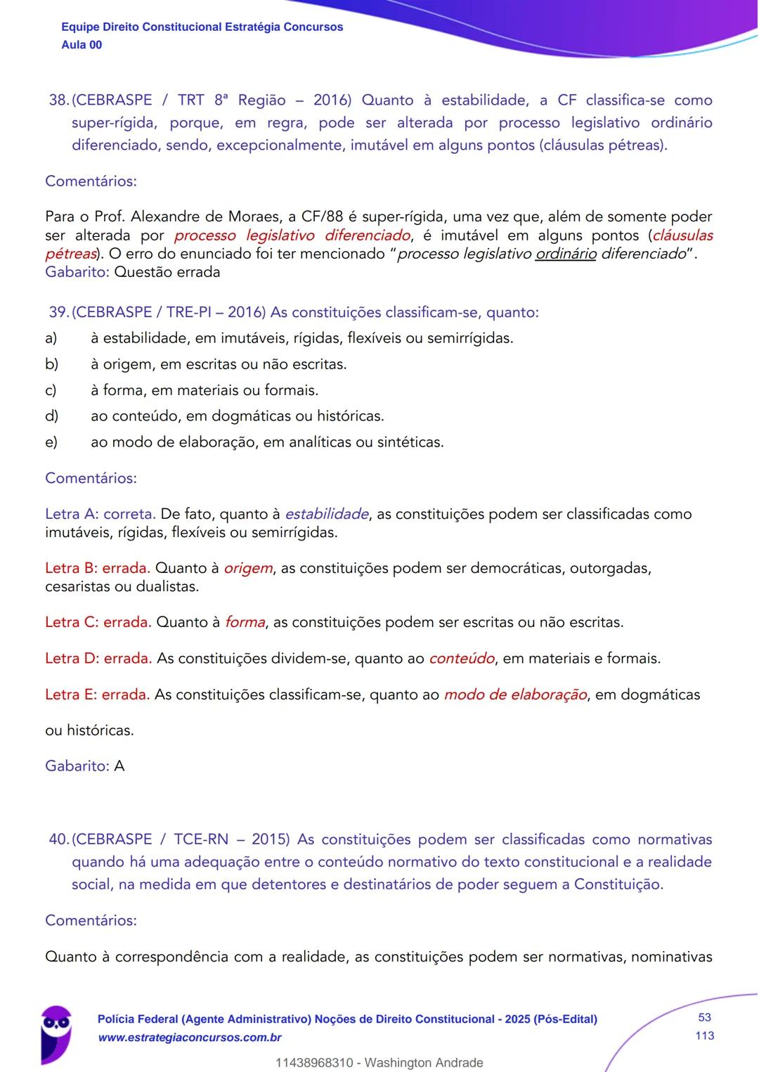 Estratégia
Concursos
Aula 00
Polícia Federal (Agente Administrativo)
Noções de Direito Constitucional - 2025
(Pós-Edital)
Autor:
Equipe Dire