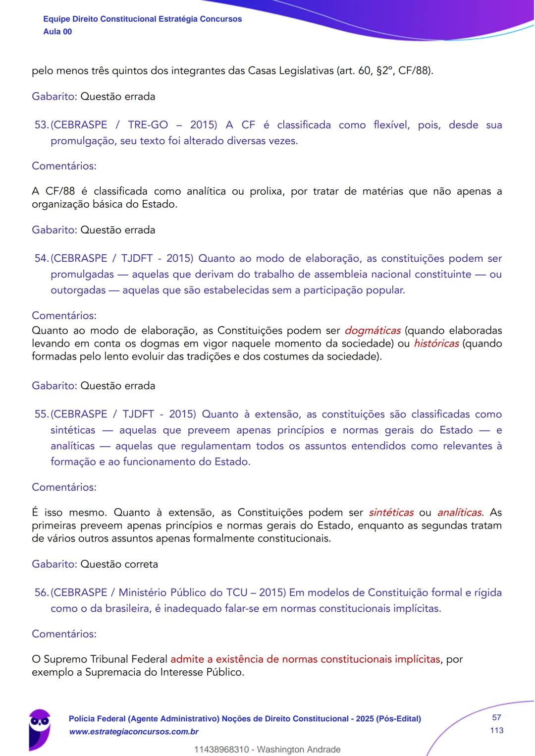 Estratégia
Concursos
Aula 00
Polícia Federal (Agente Administrativo)
Noções de Direito Constitucional - 2025
(Pós-Edital)
Autor:
Equipe Dire