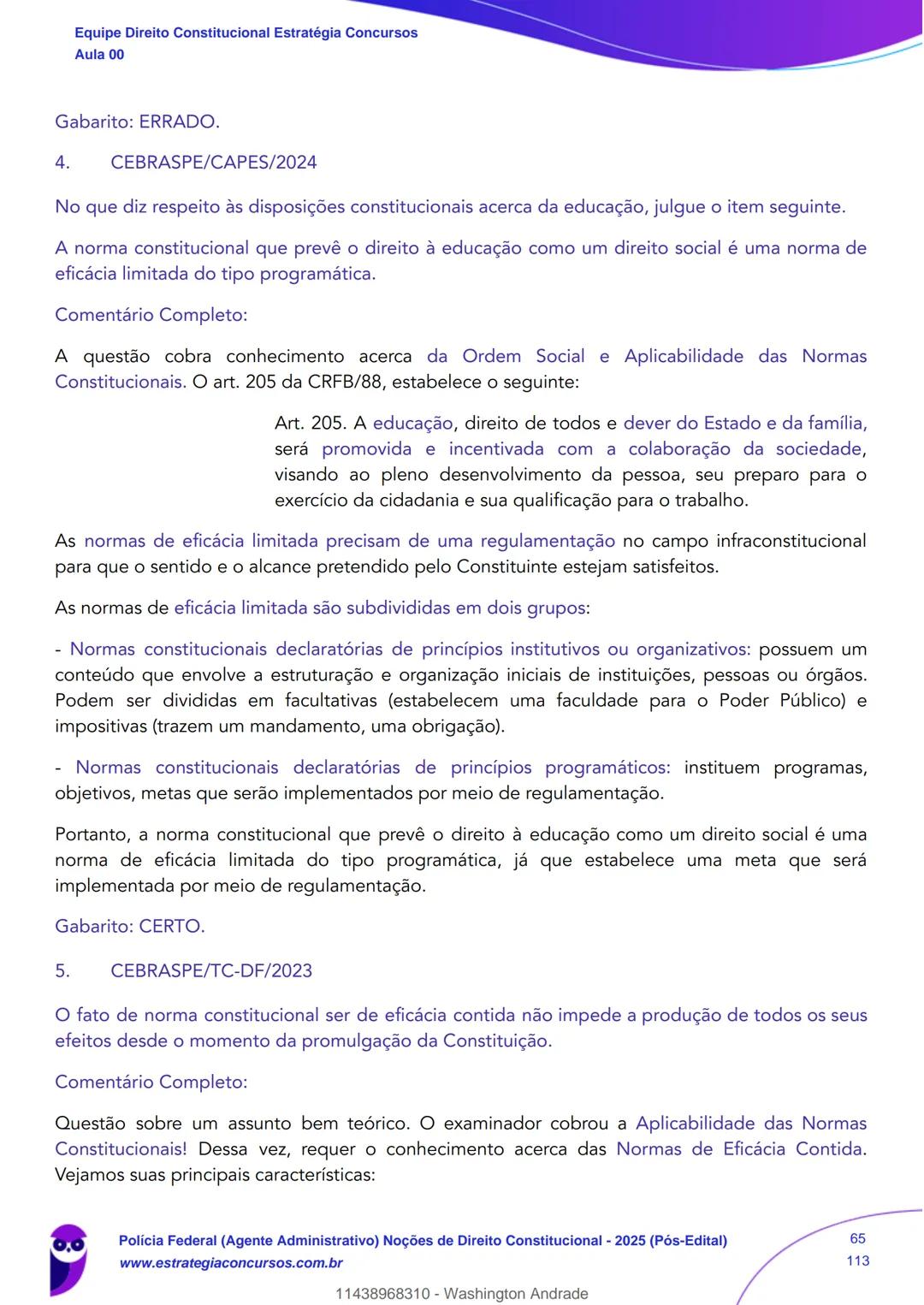 Estratégia
Concursos
Aula 00
Polícia Federal (Agente Administrativo)
Noções de Direito Constitucional - 2025
(Pós-Edital)
Autor:
Equipe Dire