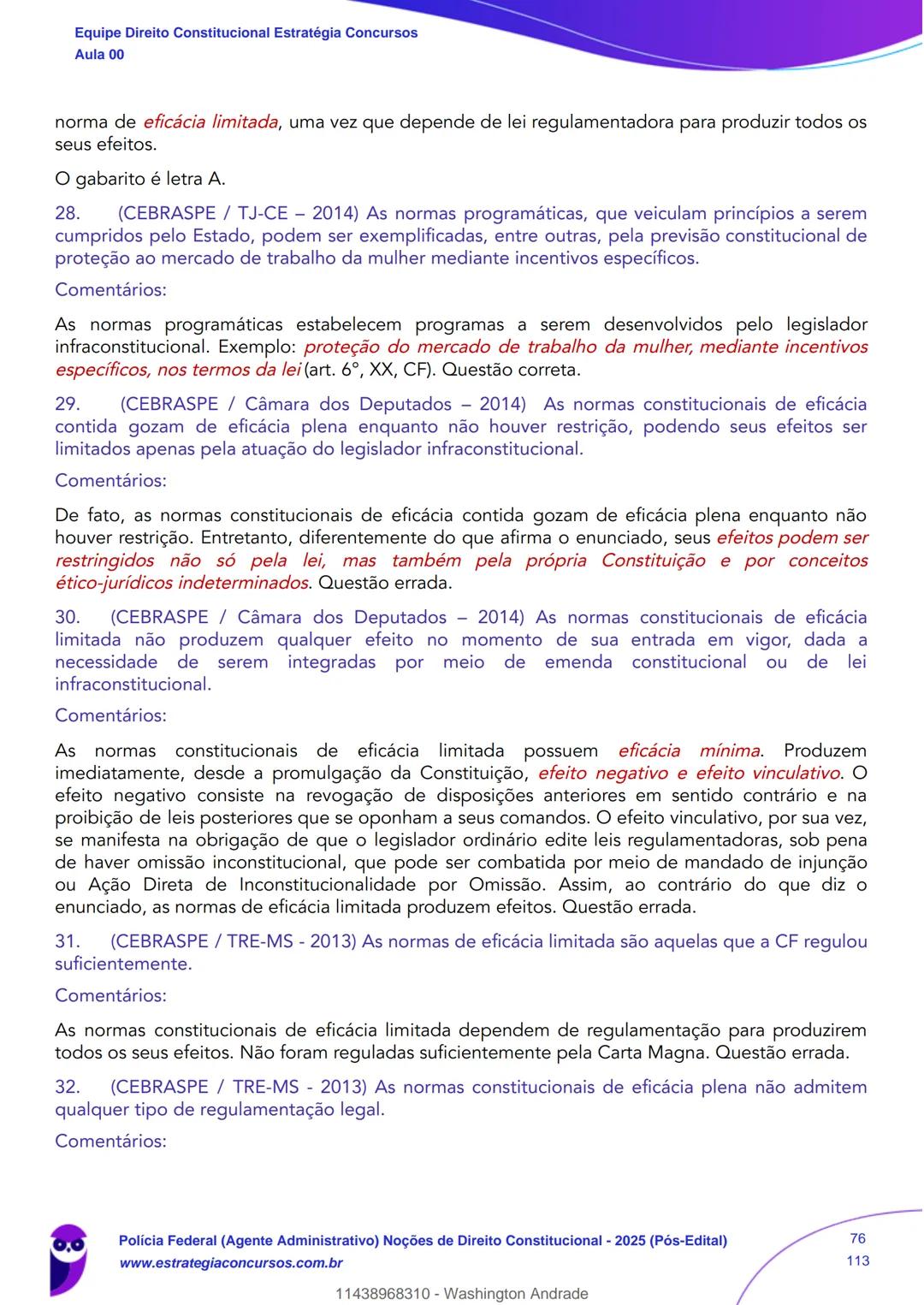 Estratégia
Concursos
Aula 00
Polícia Federal (Agente Administrativo)
Noções de Direito Constitucional - 2025
(Pós-Edital)
Autor:
Equipe Dire