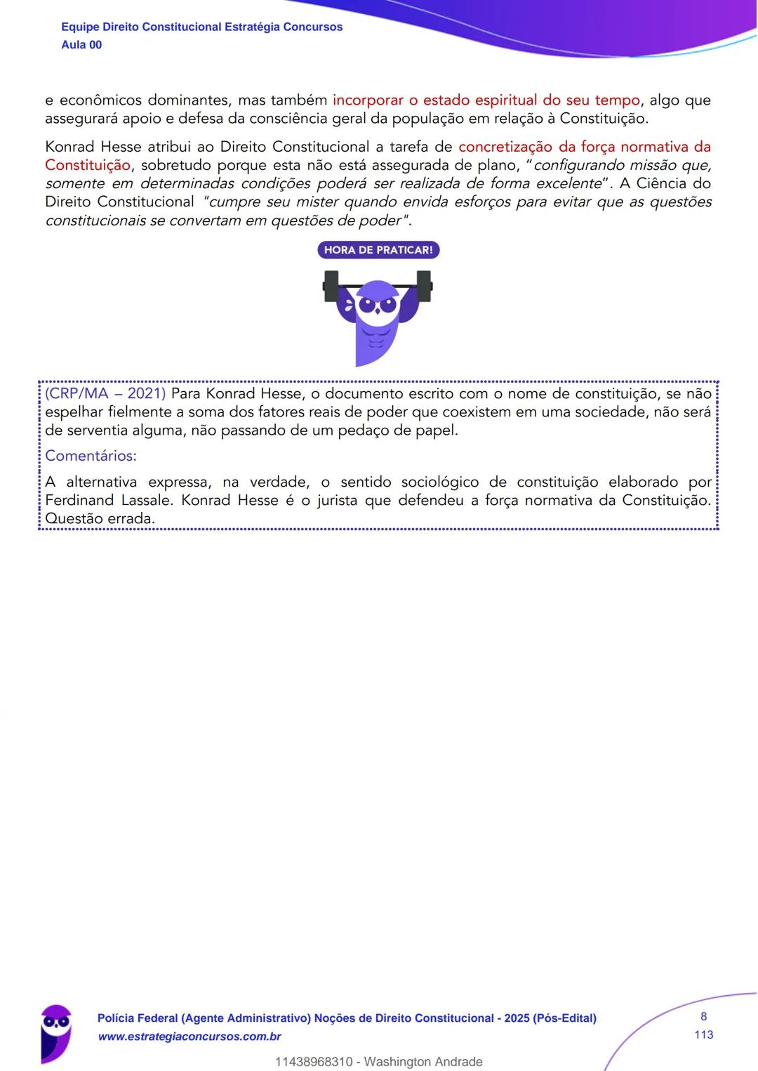 Estratégia
Concursos
Aula 00
Polícia Federal (Agente Administrativo)
Noções de Direito Constitucional - 2025
(Pós-Edital)
Autor:
Equipe Dire