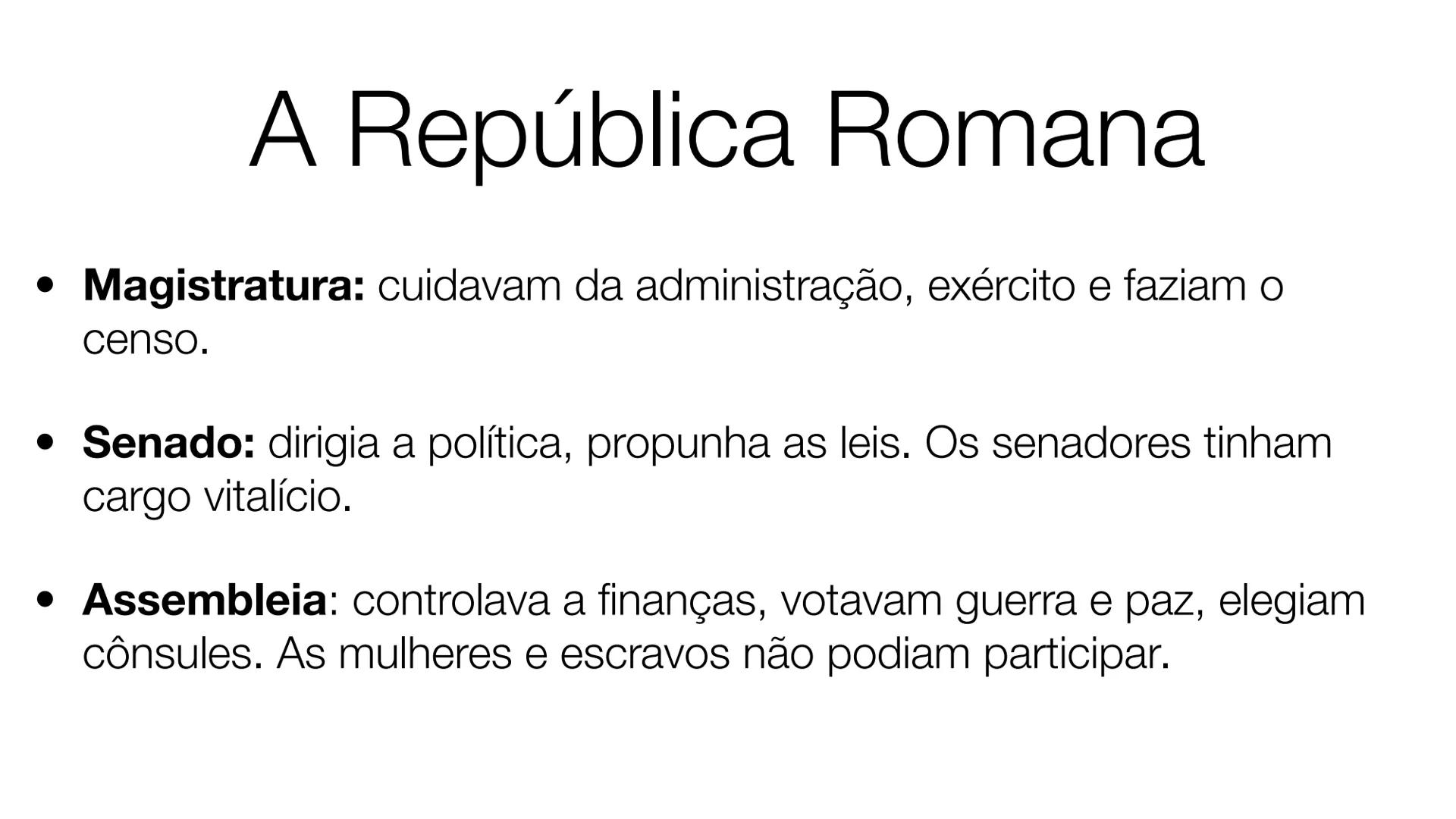 # Civilizações Clássicas do Mediterrâneo:
Roma
Prof. Márcia Marinho •
Por trás na nossa língua uma
história
•
Você sabia que o português,