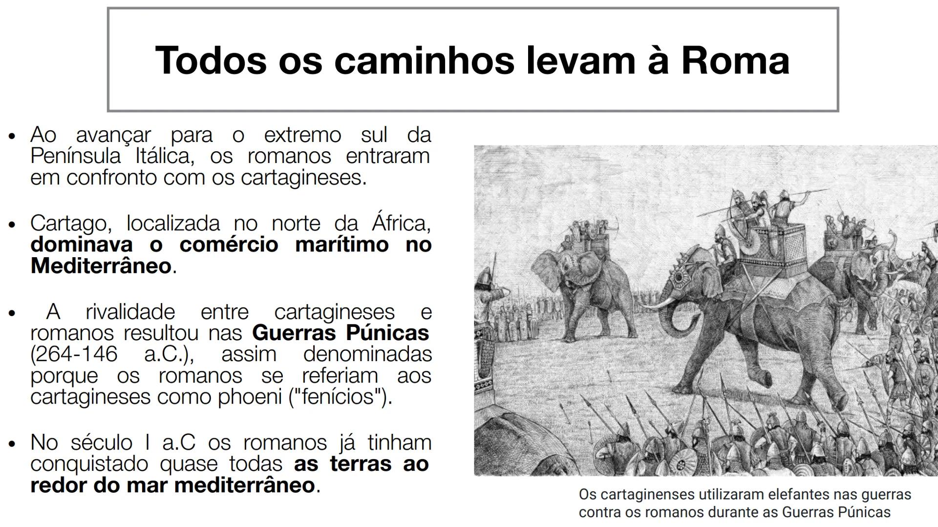 # Civilizações Clássicas do Mediterrâneo:
Roma
Prof. Márcia Marinho •
Por trás na nossa língua uma
história
•
Você sabia que o português,