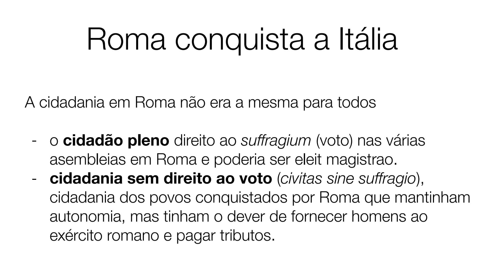 # Civilizações Clássicas do Mediterrâneo:
Roma
Prof. Márcia Marinho •
Por trás na nossa língua uma
história
•
Você sabia que o português,
