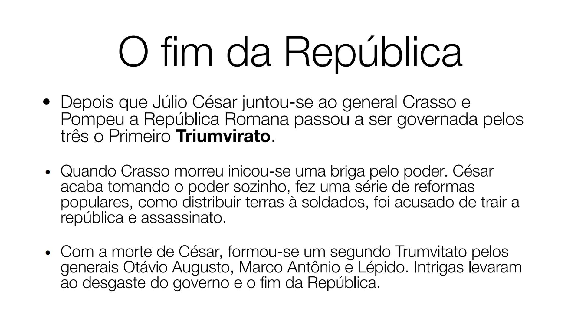 # Civilizações Clássicas do Mediterrâneo:
Roma
Prof. Márcia Marinho •
Por trás na nossa língua uma
história
•
Você sabia que o português,