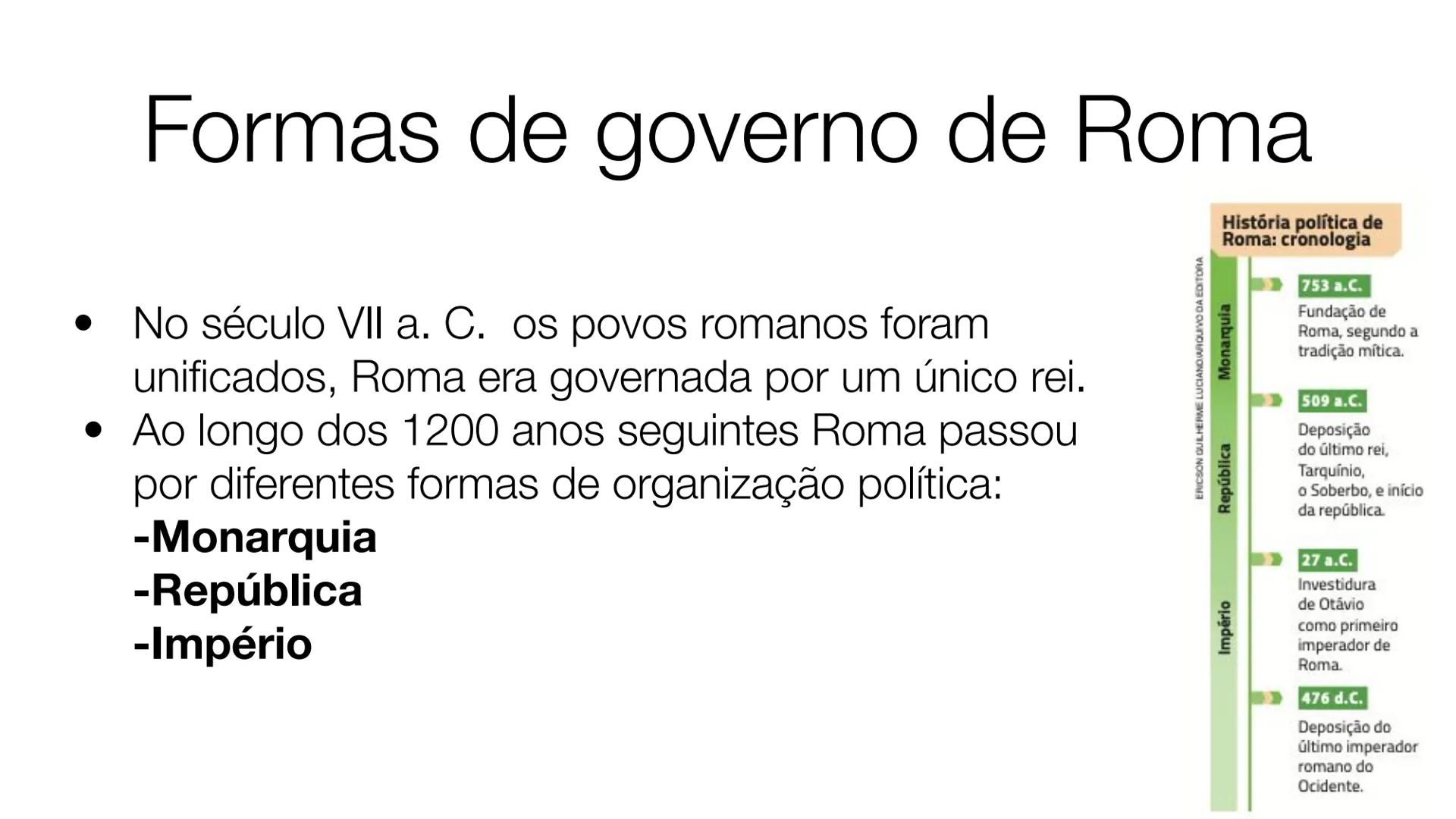 # Civilizações Clássicas do Mediterrâneo:
Roma
Prof. Márcia Marinho •
Por trás na nossa língua uma
história
•
Você sabia que o português,