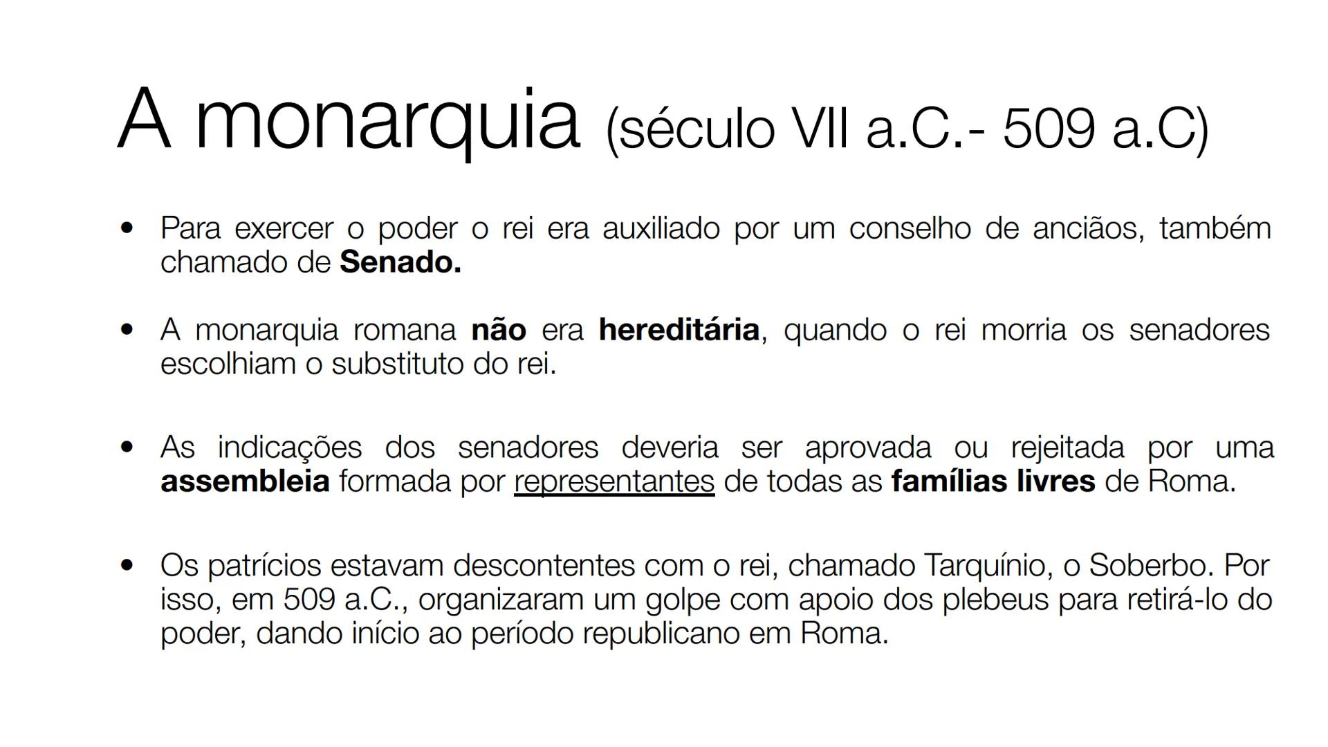 # Civilizações Clássicas do Mediterrâneo:
Roma
Prof. Márcia Marinho •
Por trás na nossa língua uma
história
•
Você sabia que o português,