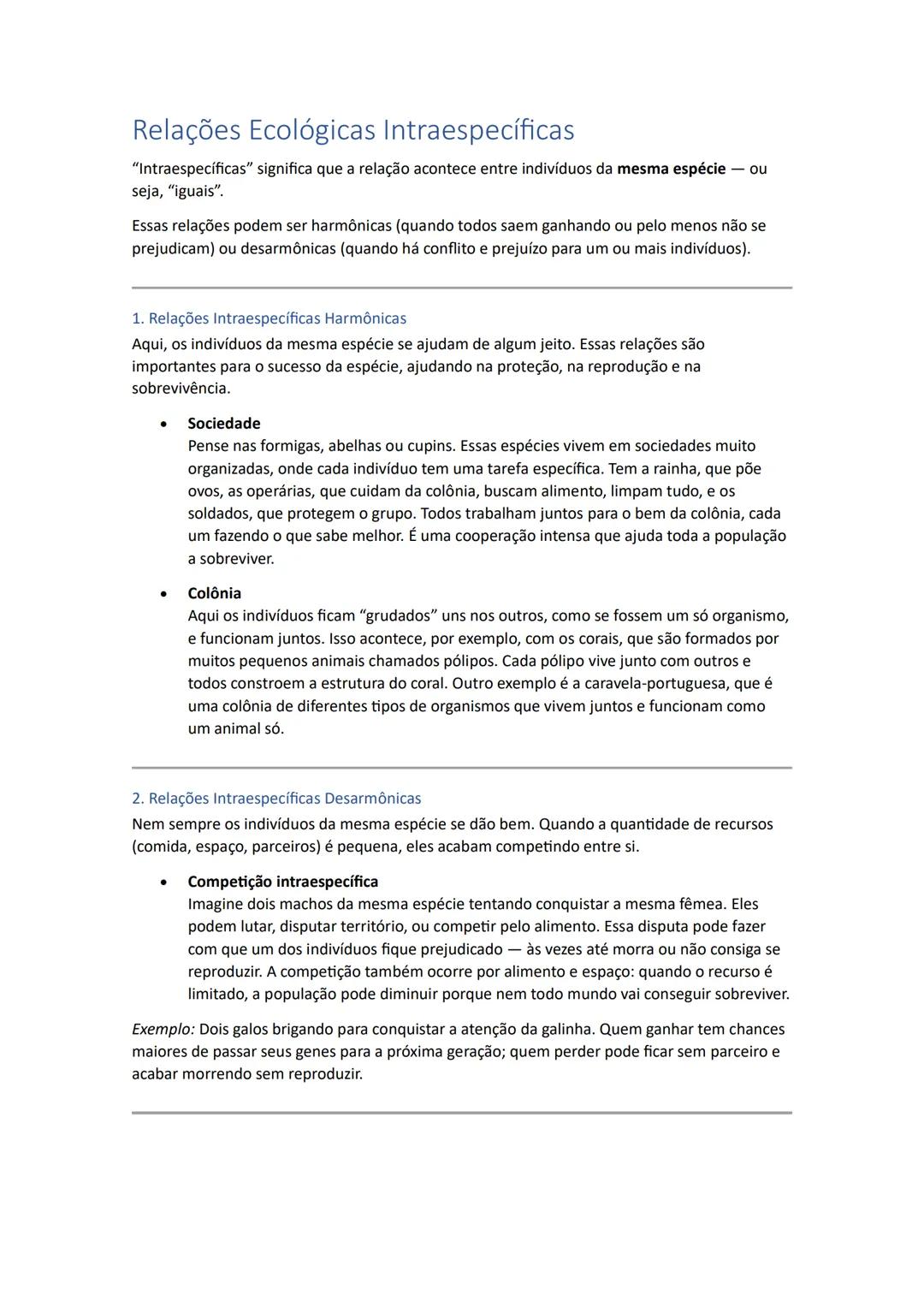 ECOLOGIA - Fatores Abióticos e Bióticos
Ecologia é a parte da Biologia que estuda as relações entre os seres vivos e o ambiente onde
vivem.