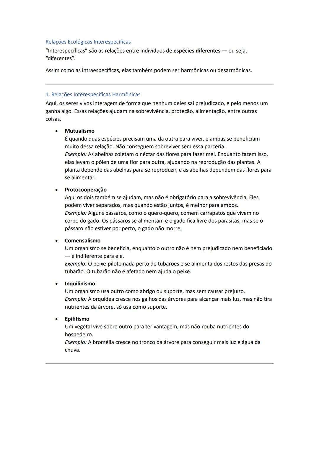 ECOLOGIA - Fatores Abióticos e Bióticos
Ecologia é a parte da Biologia que estuda as relações entre os seres vivos e o ambiente onde
vivem.