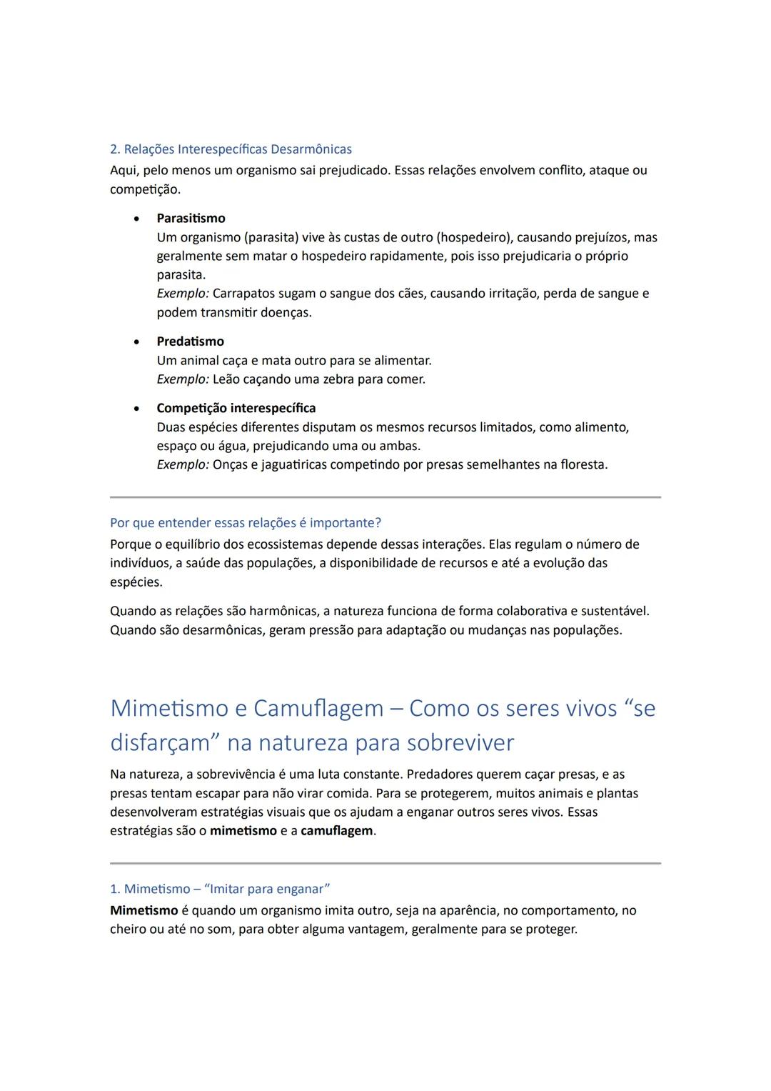 ECOLOGIA - Fatores Abióticos e Bióticos
Ecologia é a parte da Biologia que estuda as relações entre os seres vivos e o ambiente onde
vivem.