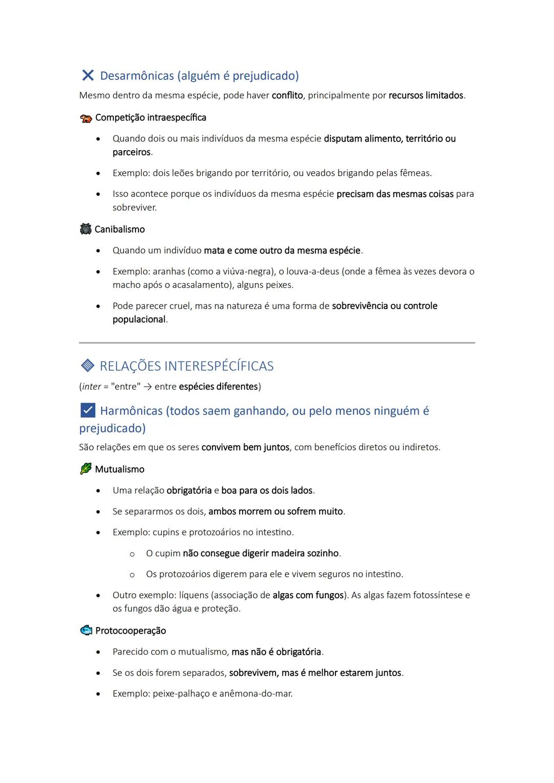 ECOLOGIA - Fatores Abióticos e Bióticos
Ecologia é a parte da Biologia que estuda as relações entre os seres vivos e o ambiente onde
vivem.