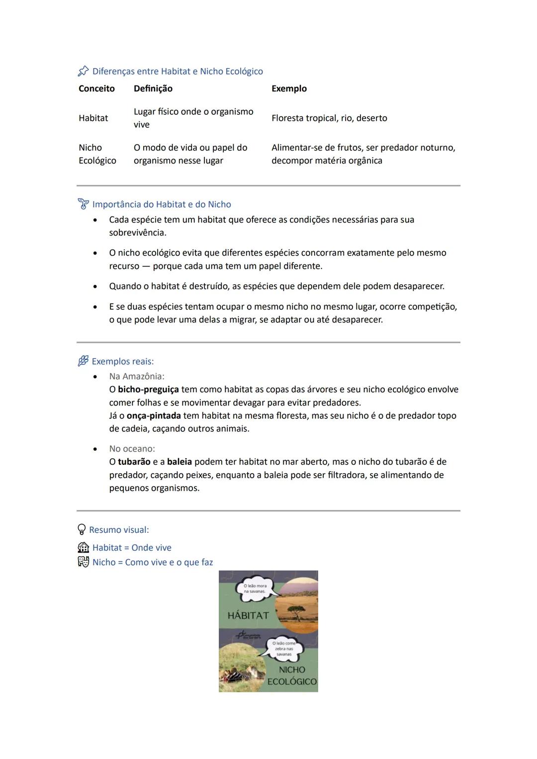 ECOLOGIA - Fatores Abióticos e Bióticos
Ecologia é a parte da Biologia que estuda as relações entre os seres vivos e o ambiente onde
vivem.