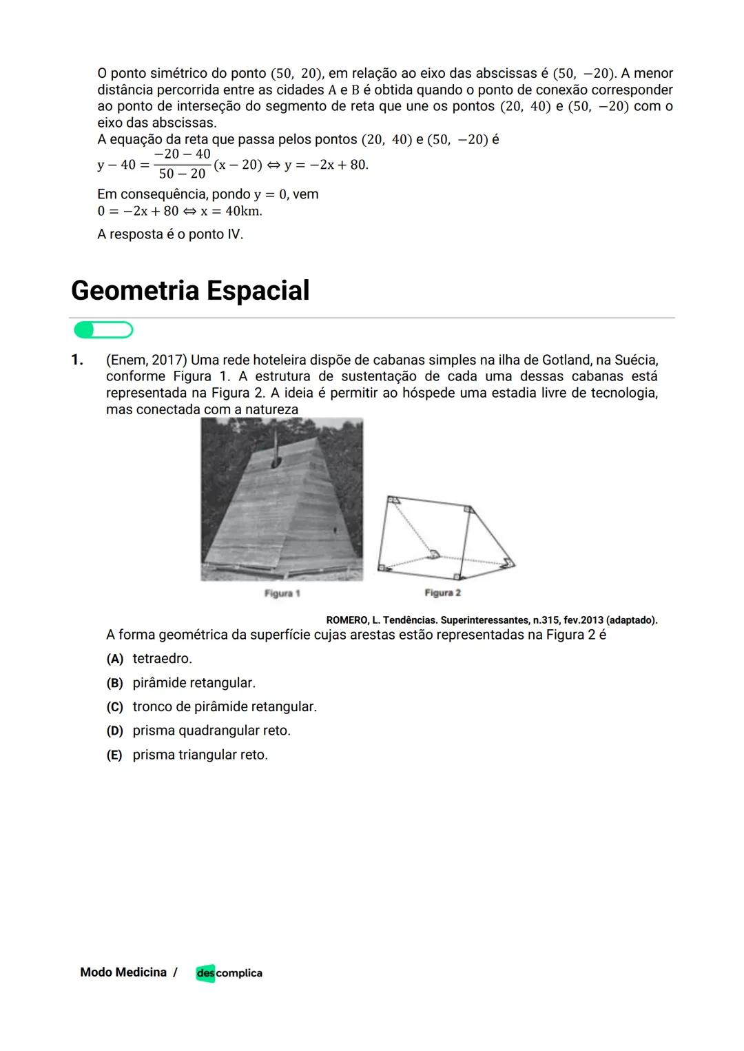 des complica
APOSTILA
MODO MEDICINA
VOLUME 2
UMA CURADORIA DE QUESTÕES ENEM QUE VAI TURBINAR SEUS ESTUDOS
RUMO À APROVAÇÃO EM MEDICINA! Sumá