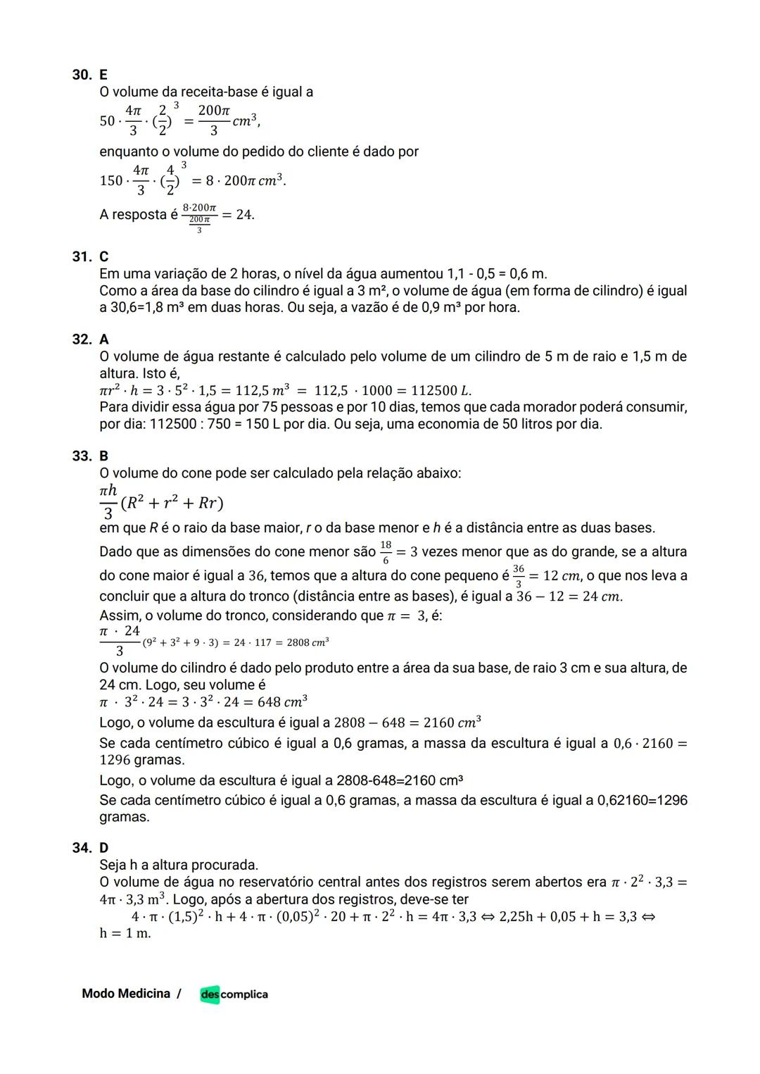 des complica
APOSTILA
MODO MEDICINA
VOLUME 2
UMA CURADORIA DE QUESTÕES ENEM QUE VAI TURBINAR SEUS ESTUDOS
RUMO À APROVAÇÃO EM MEDICINA! Sumá