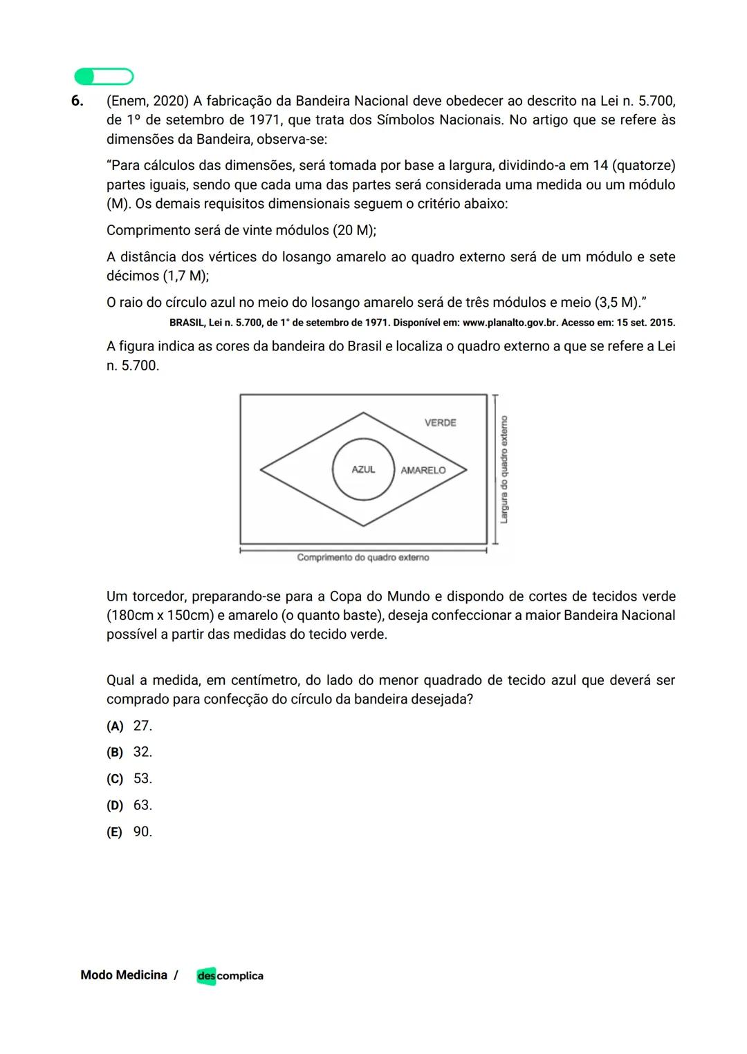 des complica
APOSTILA
MODO MEDICINA
VOLUME 2
UMA CURADORIA DE QUESTÕES ENEM QUE VAI TURBINAR SEUS ESTUDOS
RUMO À APROVAÇÃO EM MEDICINA! Sumá