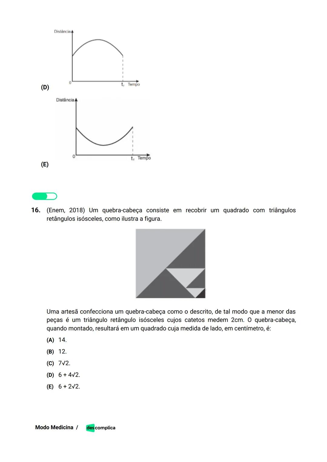 des complica
APOSTILA
MODO MEDICINA
VOLUME 2
UMA CURADORIA DE QUESTÕES ENEM QUE VAI TURBINAR SEUS ESTUDOS
RUMO À APROVAÇÃO EM MEDICINA! Sumá