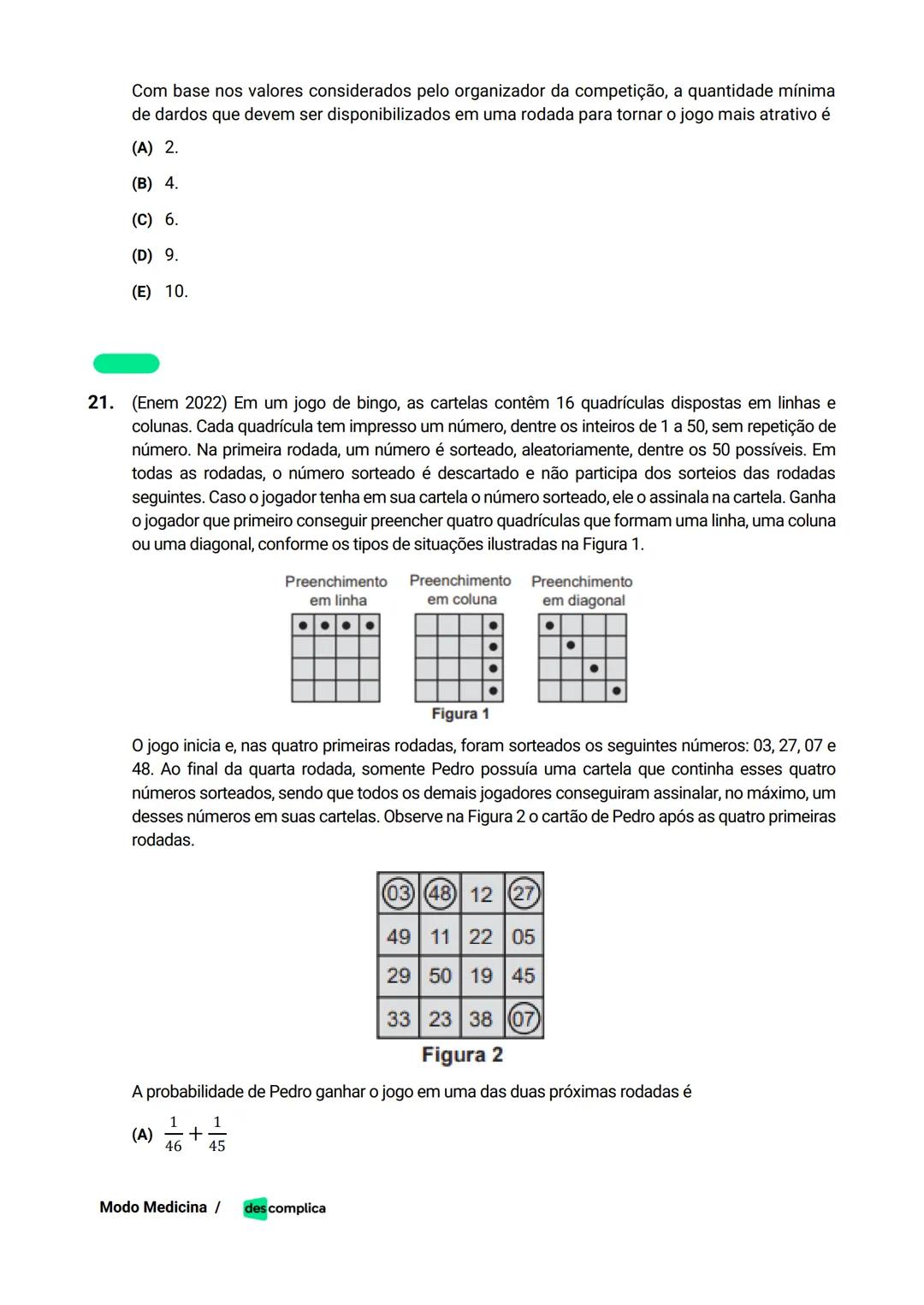 des complica
APOSTILA
MODO MEDICINA
VOLUME 2
UMA CURADORIA DE QUESTÕES ENEM QUE VAI TURBINAR SEUS ESTUDOS
RUMO À APROVAÇÃO EM MEDICINA! Sumá