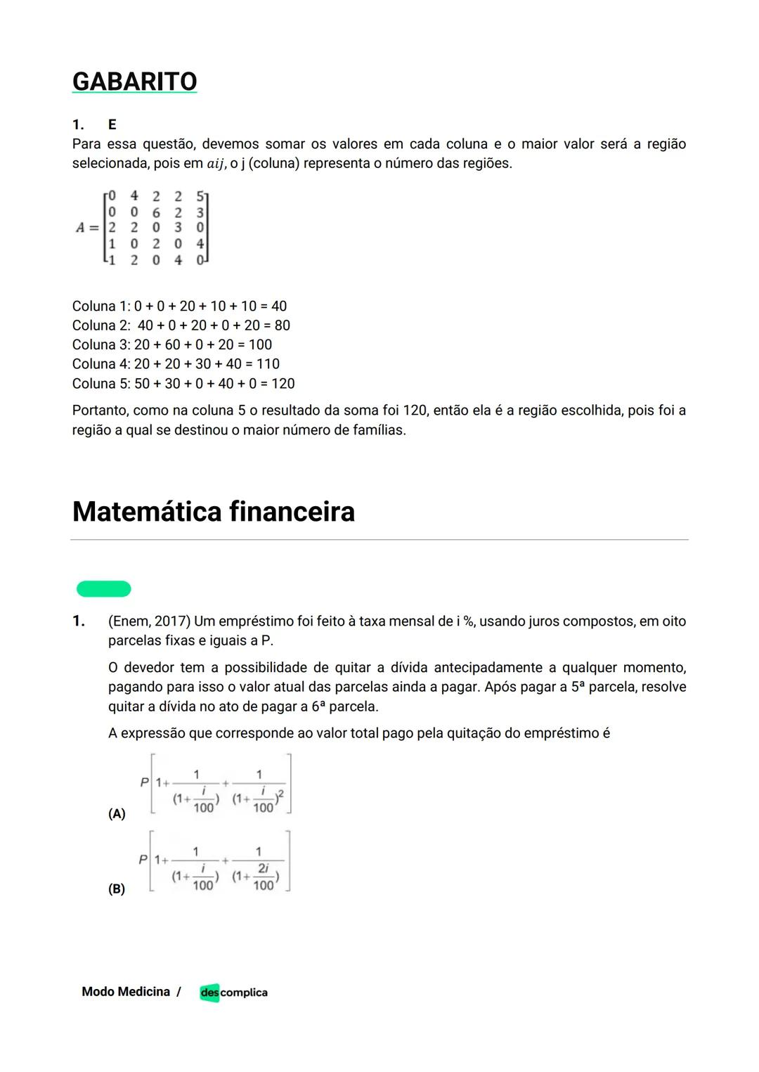 des complica
APOSTILA
MODO MEDICINA
VOLUME 2
UMA CURADORIA DE QUESTÕES ENEM QUE VAI TURBINAR SEUS ESTUDOS
RUMO À APROVAÇÃO EM MEDICINA! Sumá