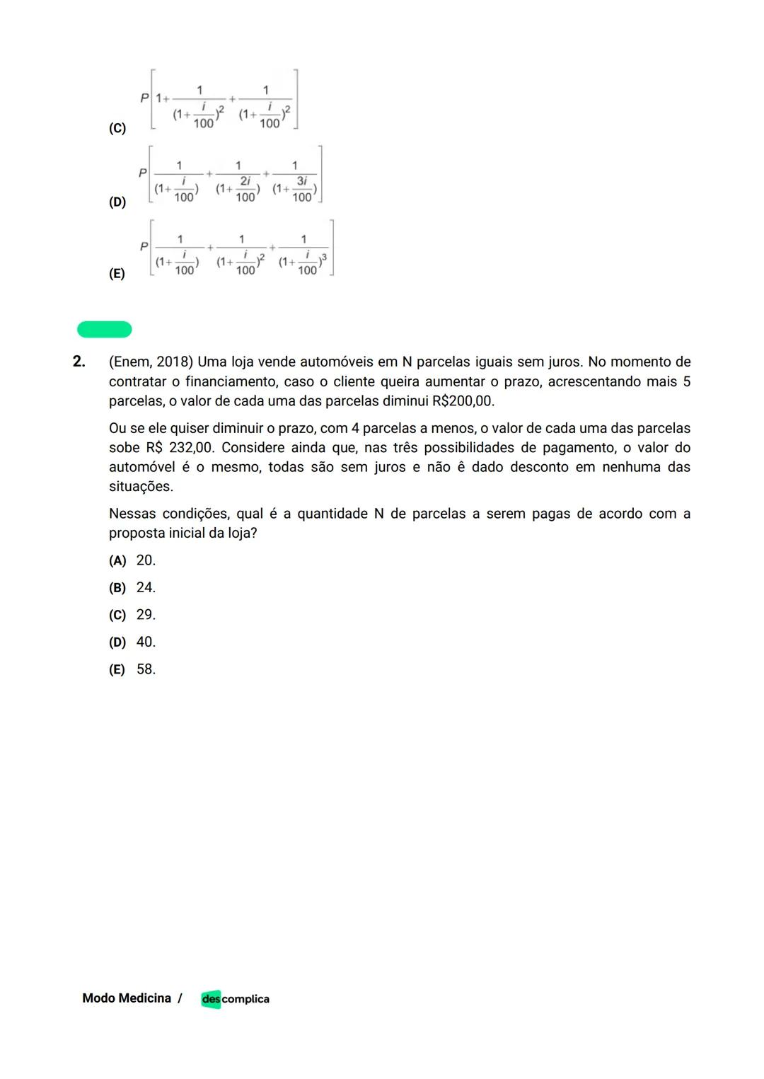 des complica
APOSTILA
MODO MEDICINA
VOLUME 2
UMA CURADORIA DE QUESTÕES ENEM QUE VAI TURBINAR SEUS ESTUDOS
RUMO À APROVAÇÃO EM MEDICINA! Sumá