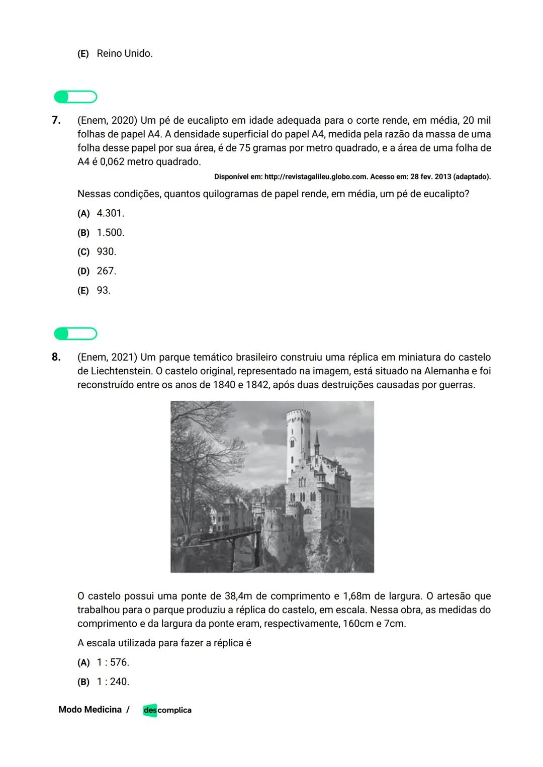des complica
APOSTILA
MODO MEDICINA
VOLUME 2
UMA CURADORIA DE QUESTÕES ENEM QUE VAI TURBINAR SEUS ESTUDOS
RUMO À APROVAÇÃO EM MEDICINA! Sumá