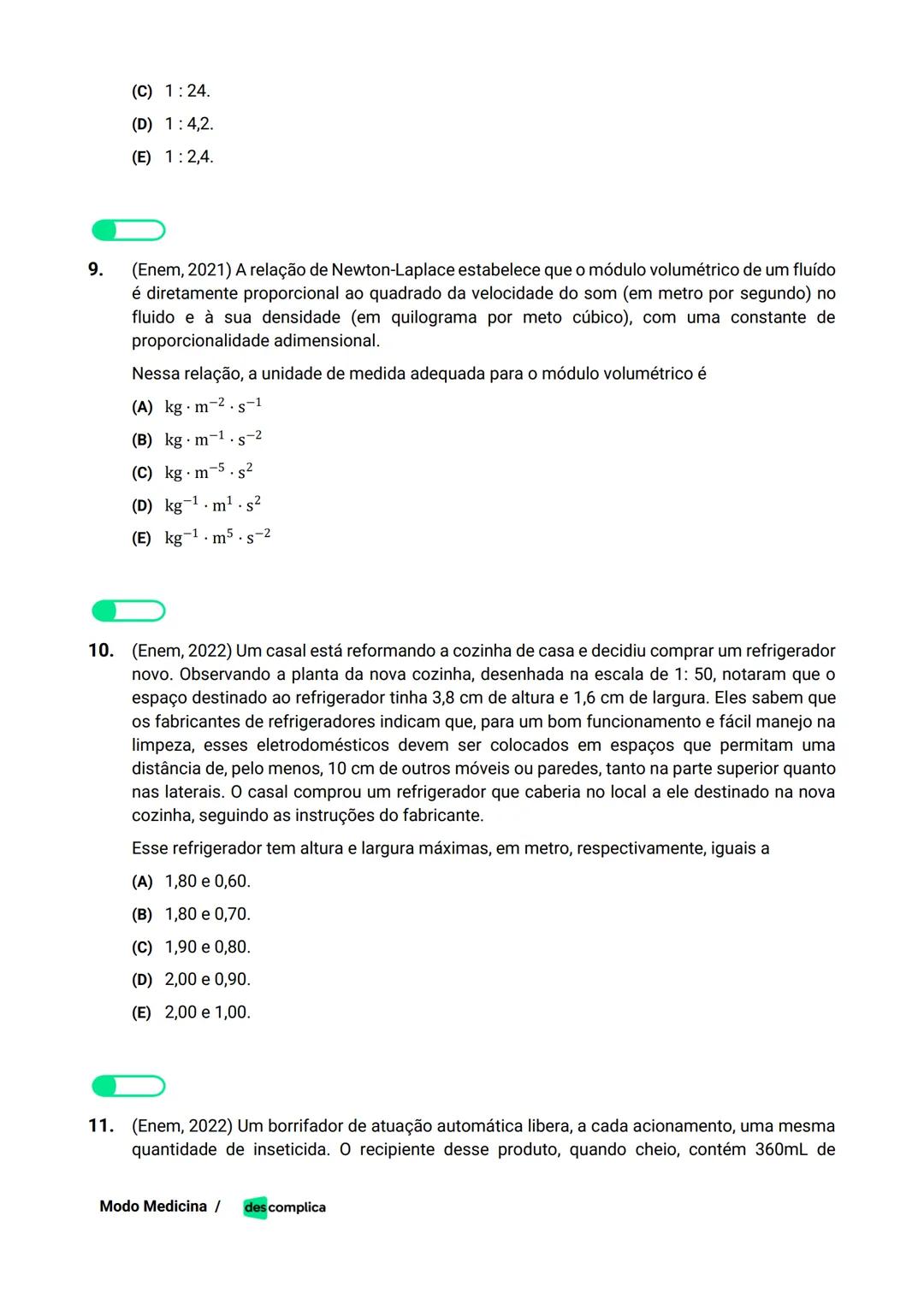 des complica
APOSTILA
MODO MEDICINA
VOLUME 2
UMA CURADORIA DE QUESTÕES ENEM QUE VAI TURBINAR SEUS ESTUDOS
RUMO À APROVAÇÃO EM MEDICINA! Sumá