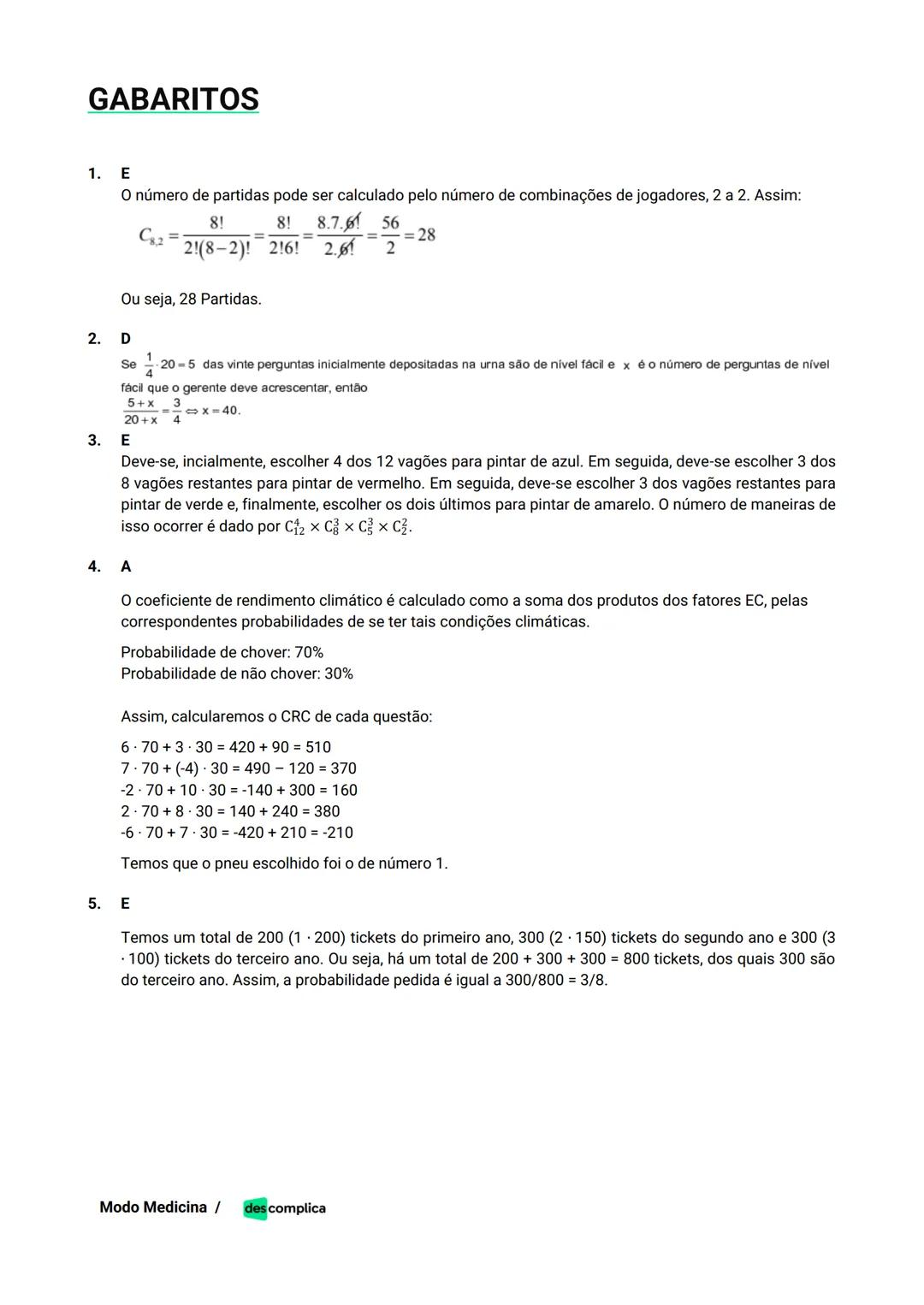 des complica
APOSTILA
MODO MEDICINA
VOLUME 2
UMA CURADORIA DE QUESTÕES ENEM QUE VAI TURBINAR SEUS ESTUDOS
RUMO À APROVAÇÃO EM MEDICINA! Sumá