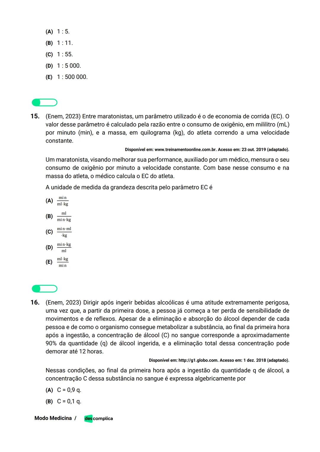 des complica
APOSTILA
MODO MEDICINA
VOLUME 2
UMA CURADORIA DE QUESTÕES ENEM QUE VAI TURBINAR SEUS ESTUDOS
RUMO À APROVAÇÃO EM MEDICINA! Sumá