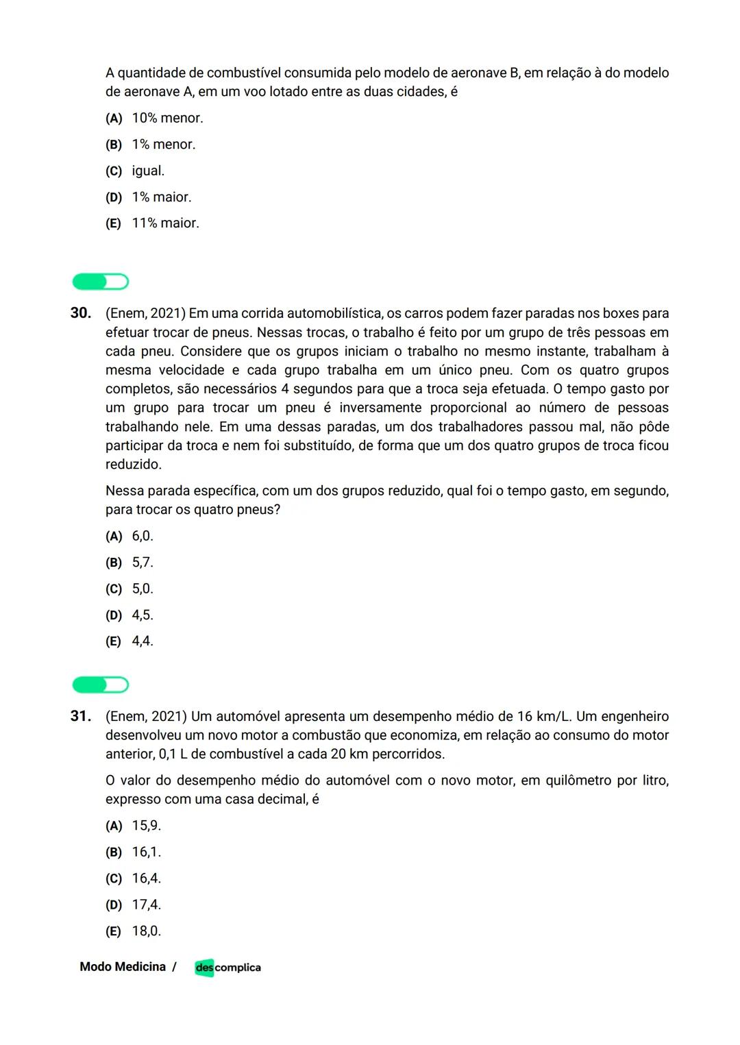 des complica
APOSTILA
MODO MEDICINA
VOLUME 2
UMA CURADORIA DE QUESTÕES ENEM QUE VAI TURBINAR SEUS ESTUDOS
RUMO À APROVAÇÃO EM MEDICINA! Sumá