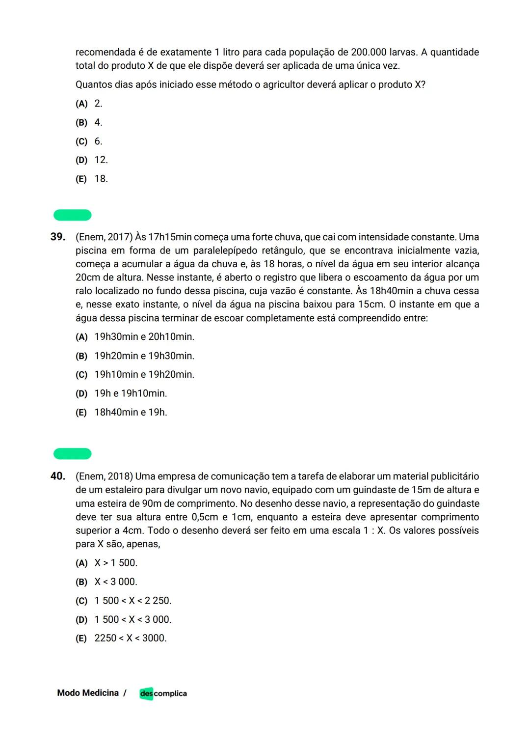 des complica
APOSTILA
MODO MEDICINA
VOLUME 2
UMA CURADORIA DE QUESTÕES ENEM QUE VAI TURBINAR SEUS ESTUDOS
RUMO À APROVAÇÃO EM MEDICINA! Sumá
