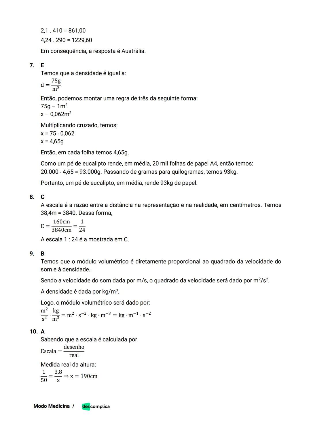 des complica
APOSTILA
MODO MEDICINA
VOLUME 2
UMA CURADORIA DE QUESTÕES ENEM QUE VAI TURBINAR SEUS ESTUDOS
RUMO À APROVAÇÃO EM MEDICINA! Sumá