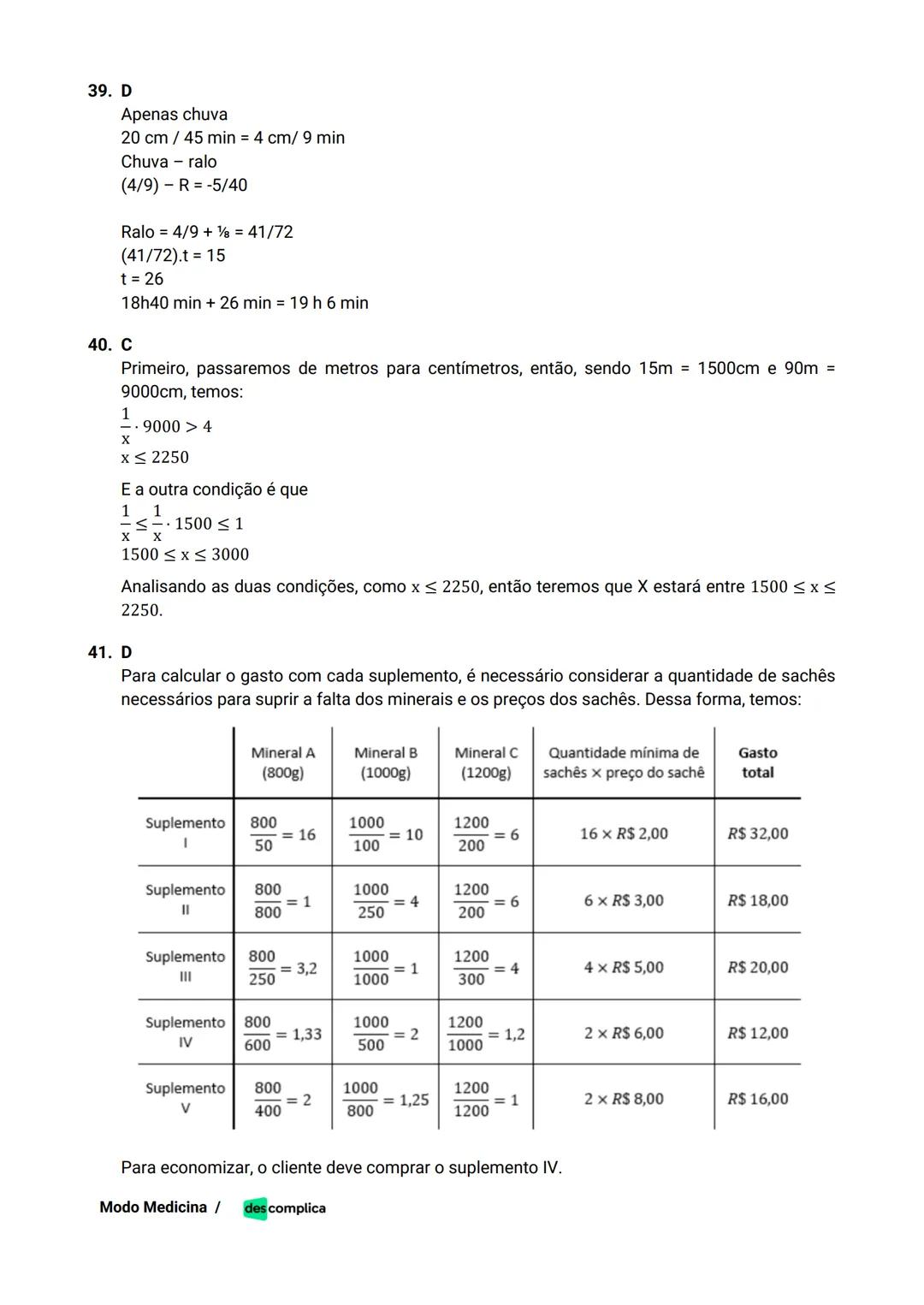des complica
APOSTILA
MODO MEDICINA
VOLUME 2
UMA CURADORIA DE QUESTÕES ENEM QUE VAI TURBINAR SEUS ESTUDOS
RUMO À APROVAÇÃO EM MEDICINA! Sumá