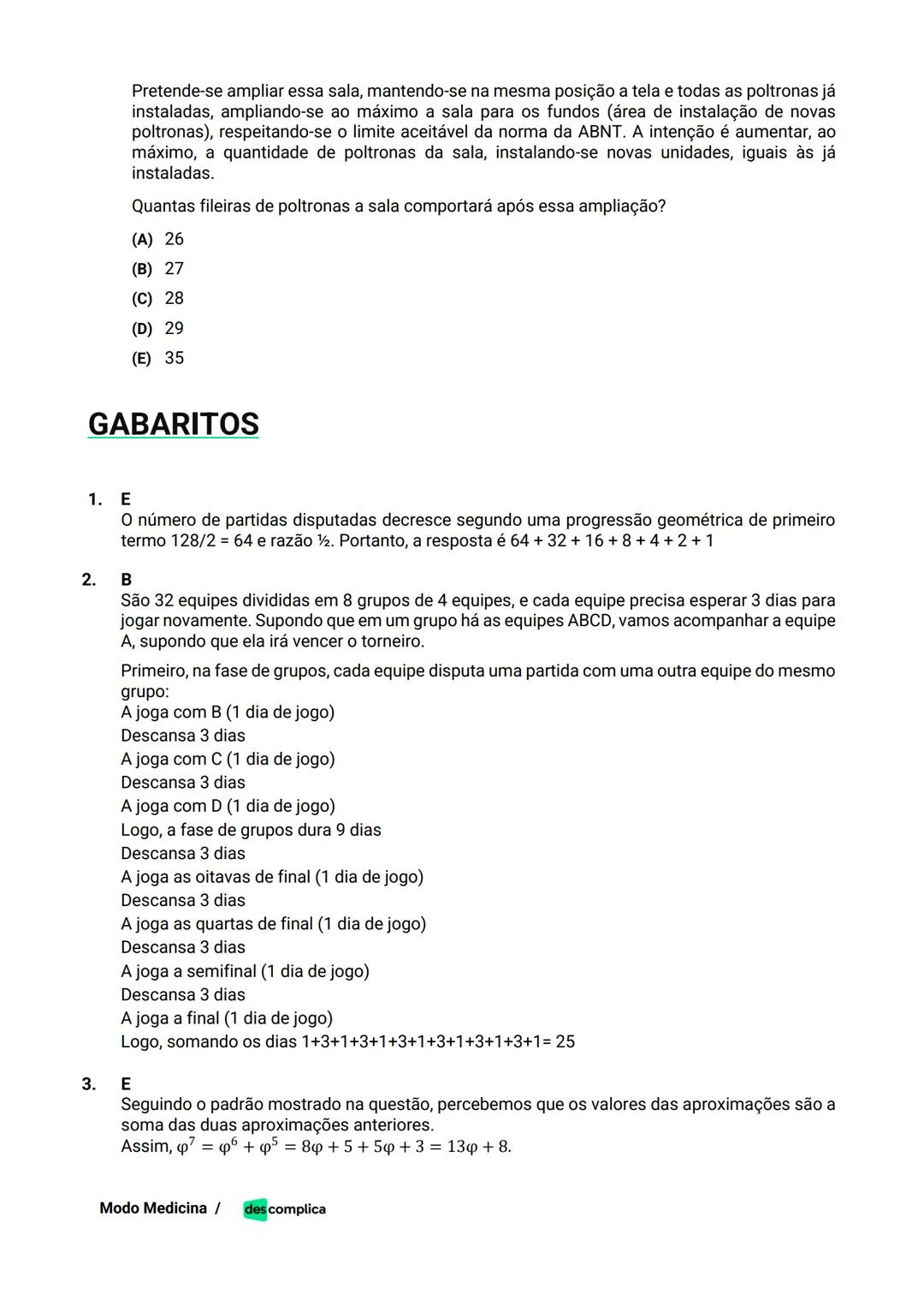 des complica
APOSTILA
MODO MEDICINA
VOLUME 2
UMA CURADORIA DE QUESTÕES ENEM QUE VAI TURBINAR SEUS ESTUDOS
RUMO À APROVAÇÃO EM MEDICINA! Sumá