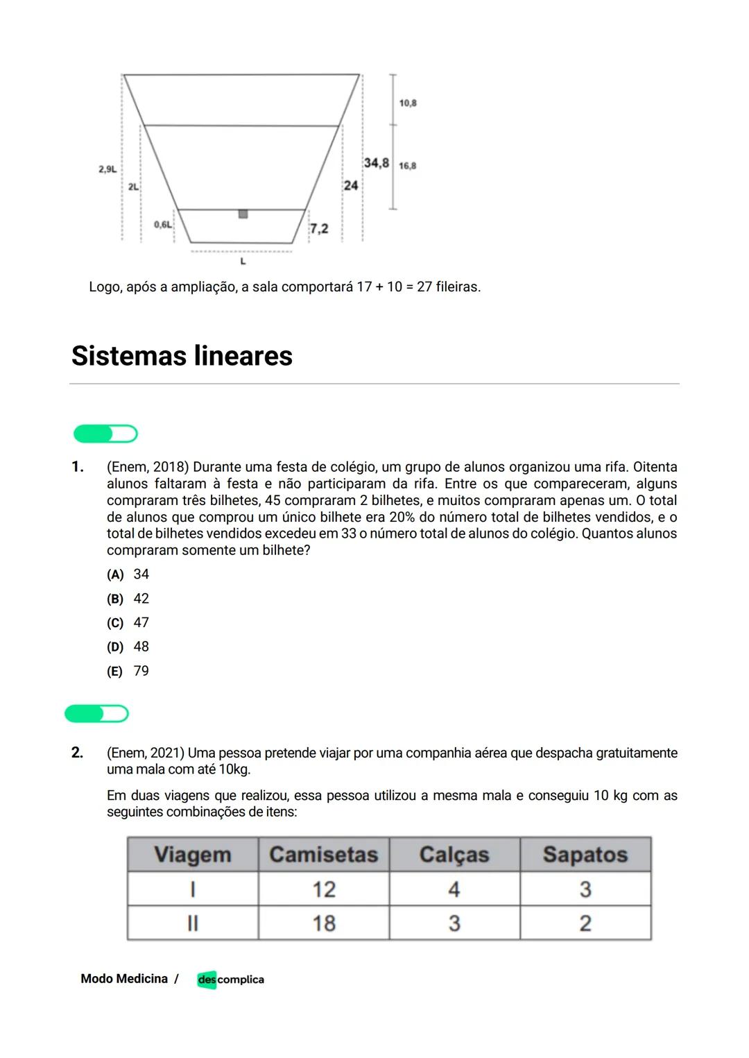 des complica
APOSTILA
MODO MEDICINA
VOLUME 2
UMA CURADORIA DE QUESTÕES ENEM QUE VAI TURBINAR SEUS ESTUDOS
RUMO À APROVAÇÃO EM MEDICINA! Sumá