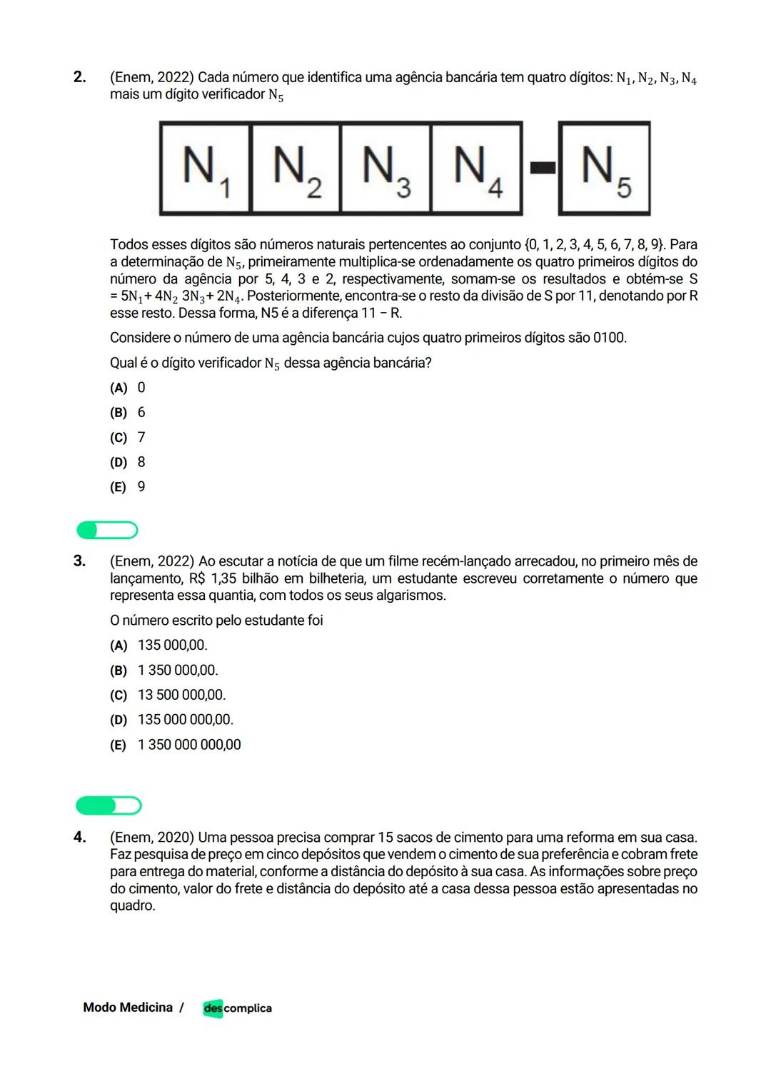 des complica
APOSTILA
MODO MEDICINA
VOLUME 2
UMA CURADORIA DE QUESTÕES ENEM QUE VAI TURBINAR SEUS ESTUDOS
RUMO À APROVAÇÃO EM MEDICINA! Sumá
