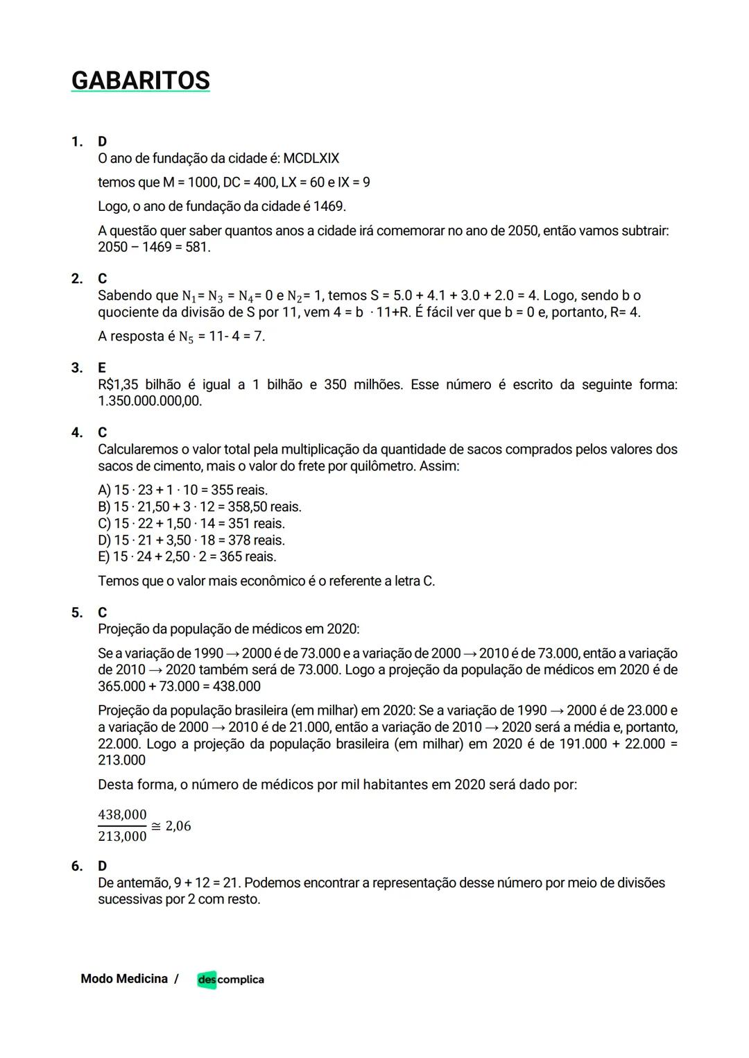 des complica
APOSTILA
MODO MEDICINA
VOLUME 2
UMA CURADORIA DE QUESTÕES ENEM QUE VAI TURBINAR SEUS ESTUDOS
RUMO À APROVAÇÃO EM MEDICINA! Sumá