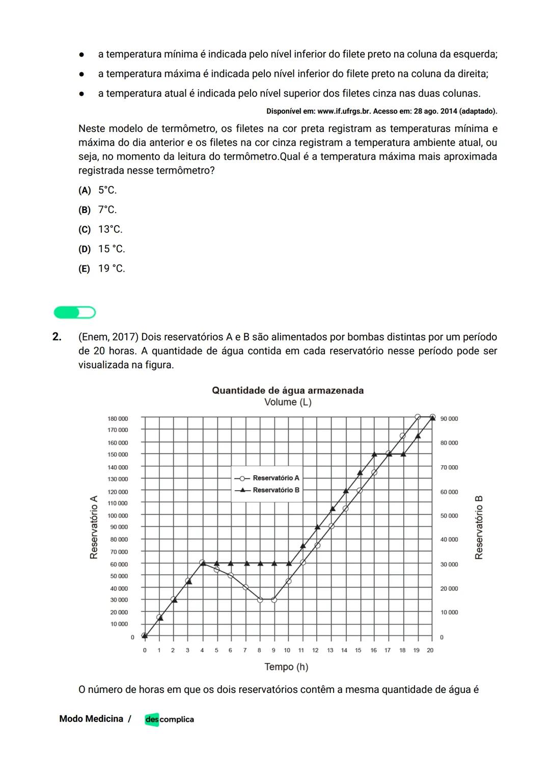 des complica
APOSTILA
MODO MEDICINA
VOLUME 2
UMA CURADORIA DE QUESTÕES ENEM QUE VAI TURBINAR SEUS ESTUDOS
RUMO À APROVAÇÃO EM MEDICINA! Sumá