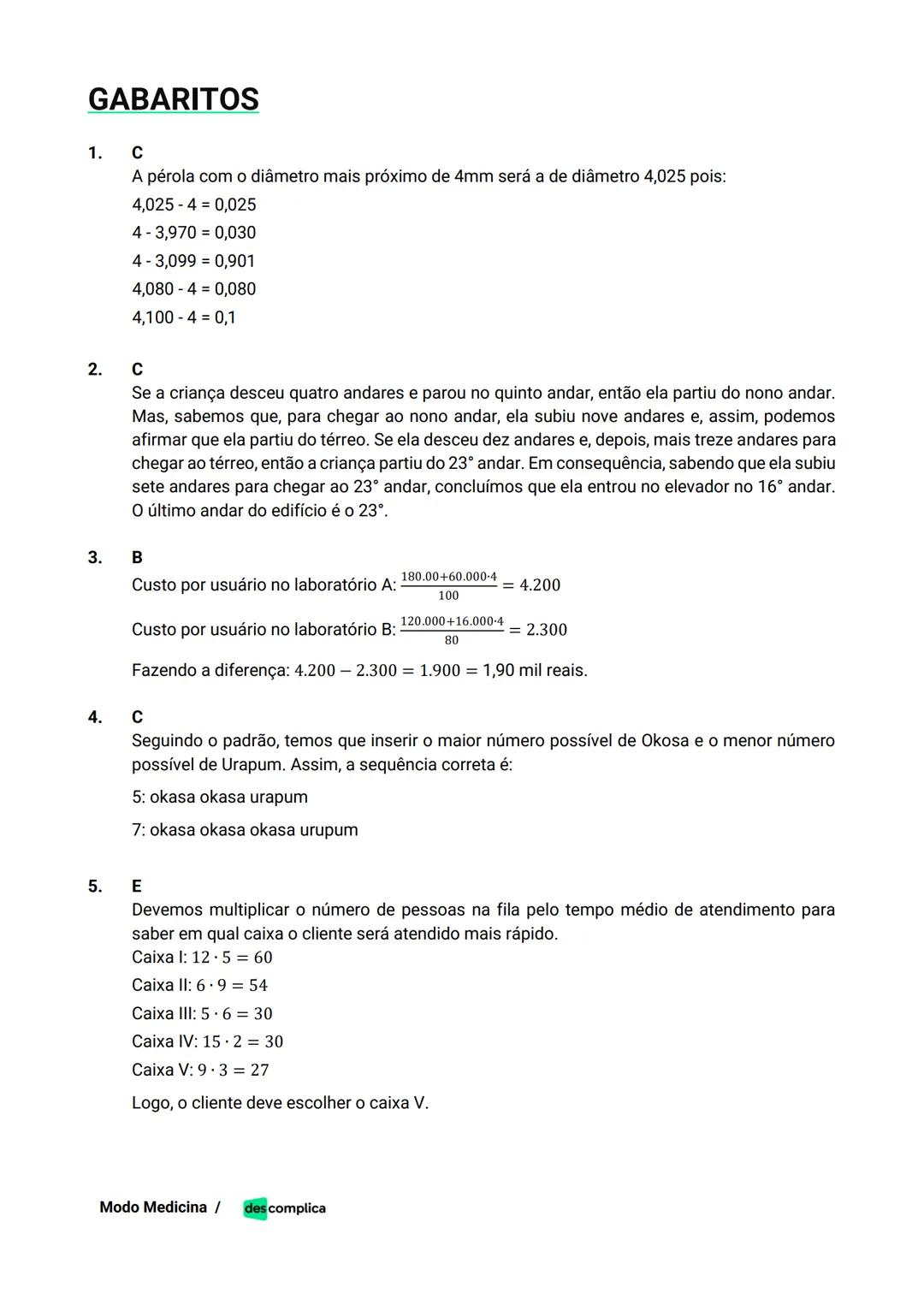des complica
APOSTILA
MODO MEDICINA
VOLUME 2
UMA CURADORIA DE QUESTÕES ENEM QUE VAI TURBINAR SEUS ESTUDOS
RUMO À APROVAÇÃO EM MEDICINA! Sumá